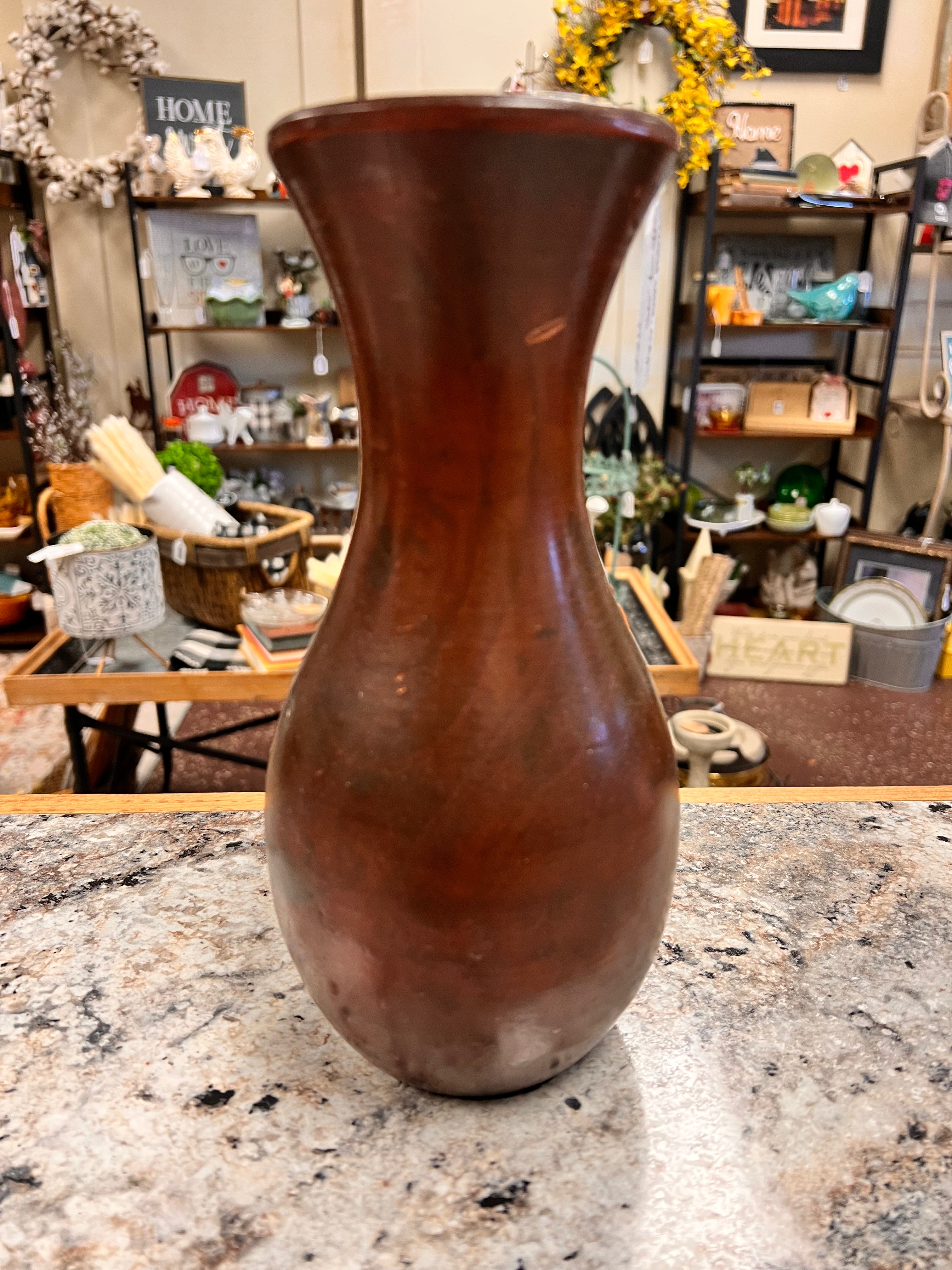 Wood Vase