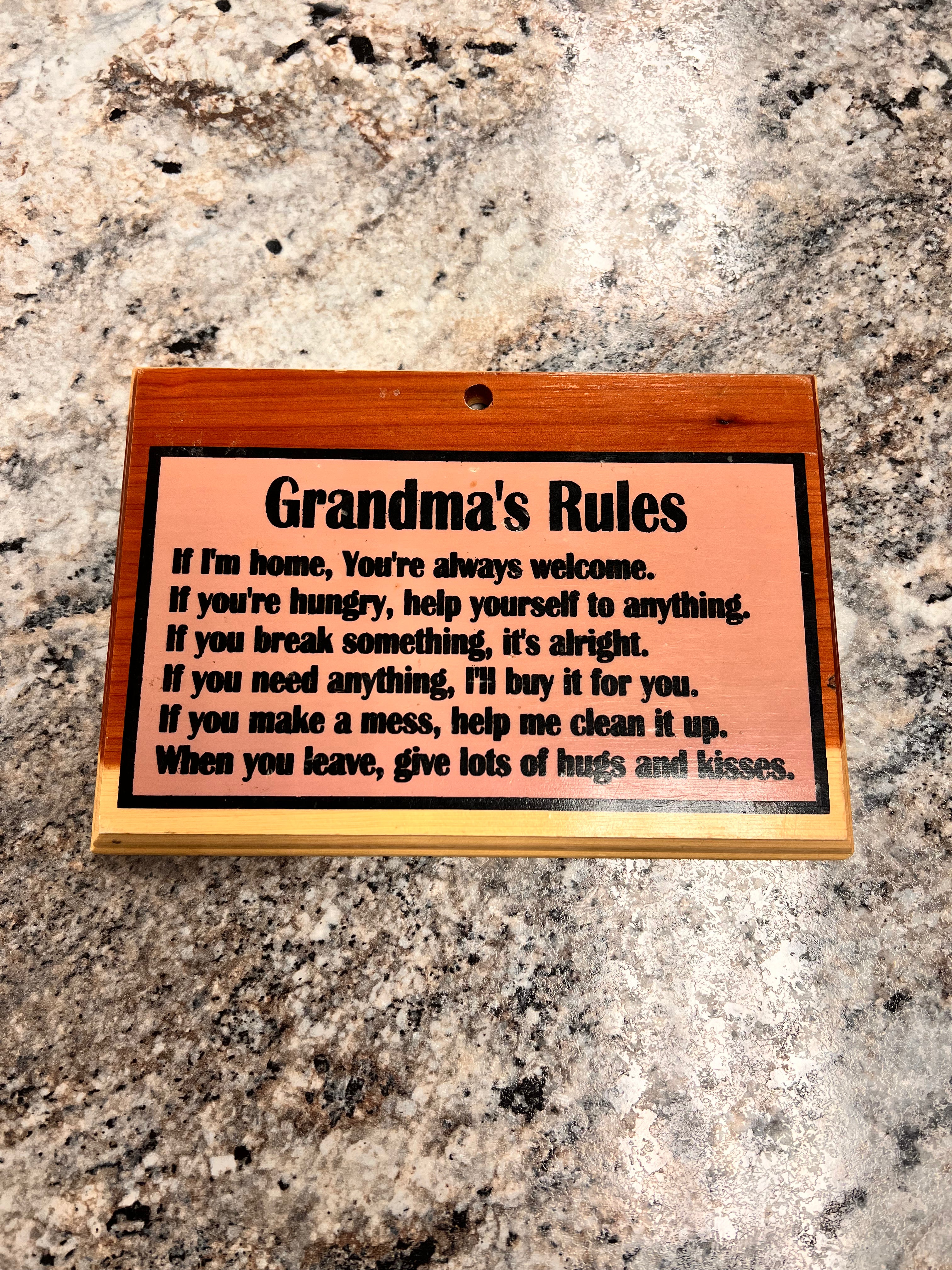 Rules Sign