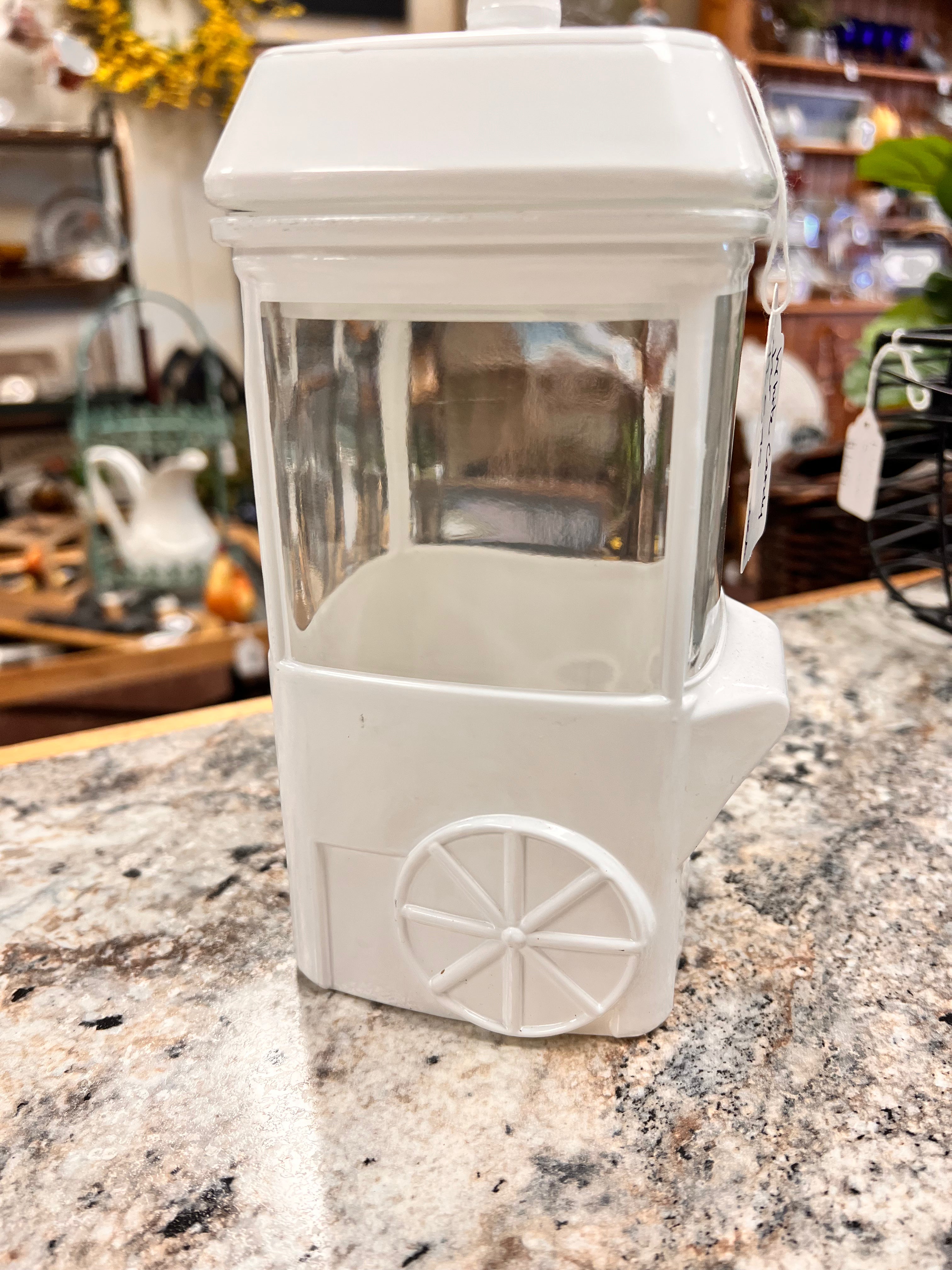 White Candy Jar