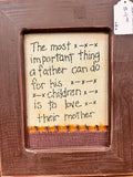 Parent Cross Stitch