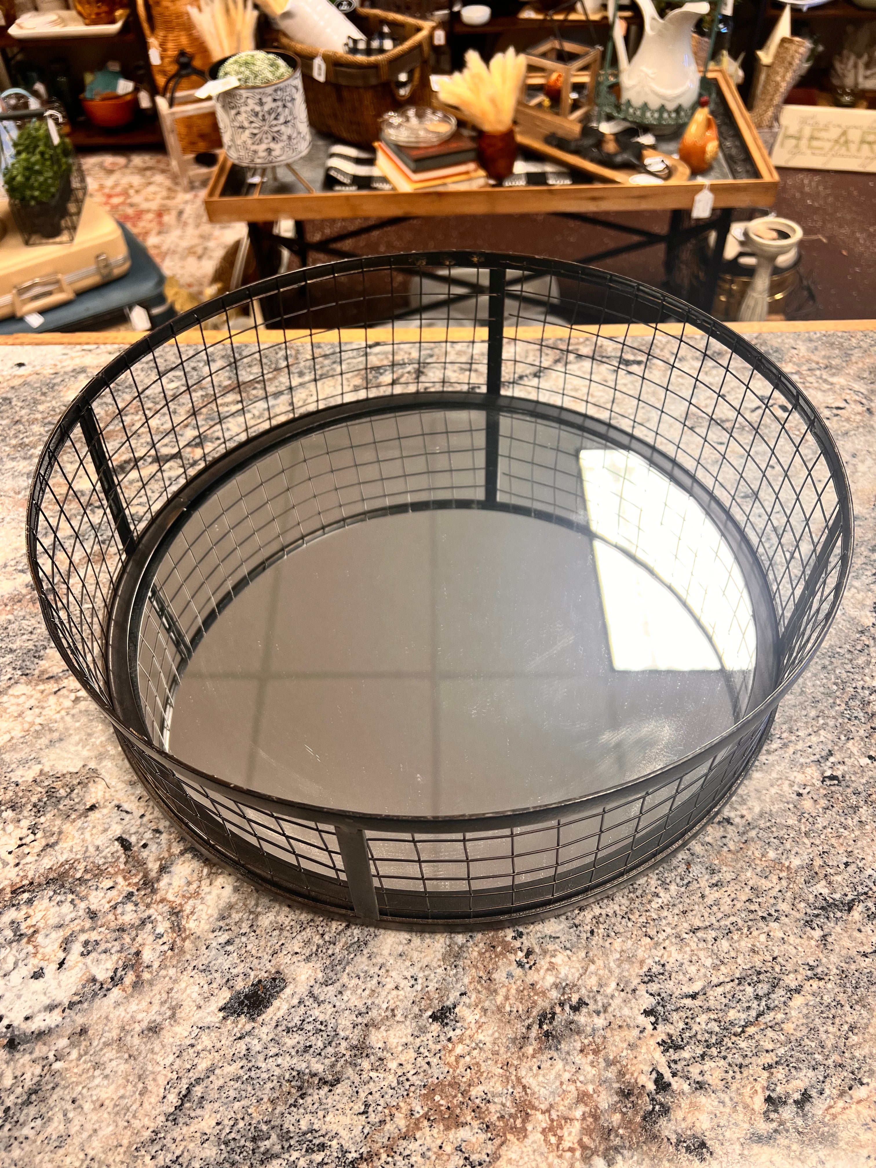 Wire Mirror Decor