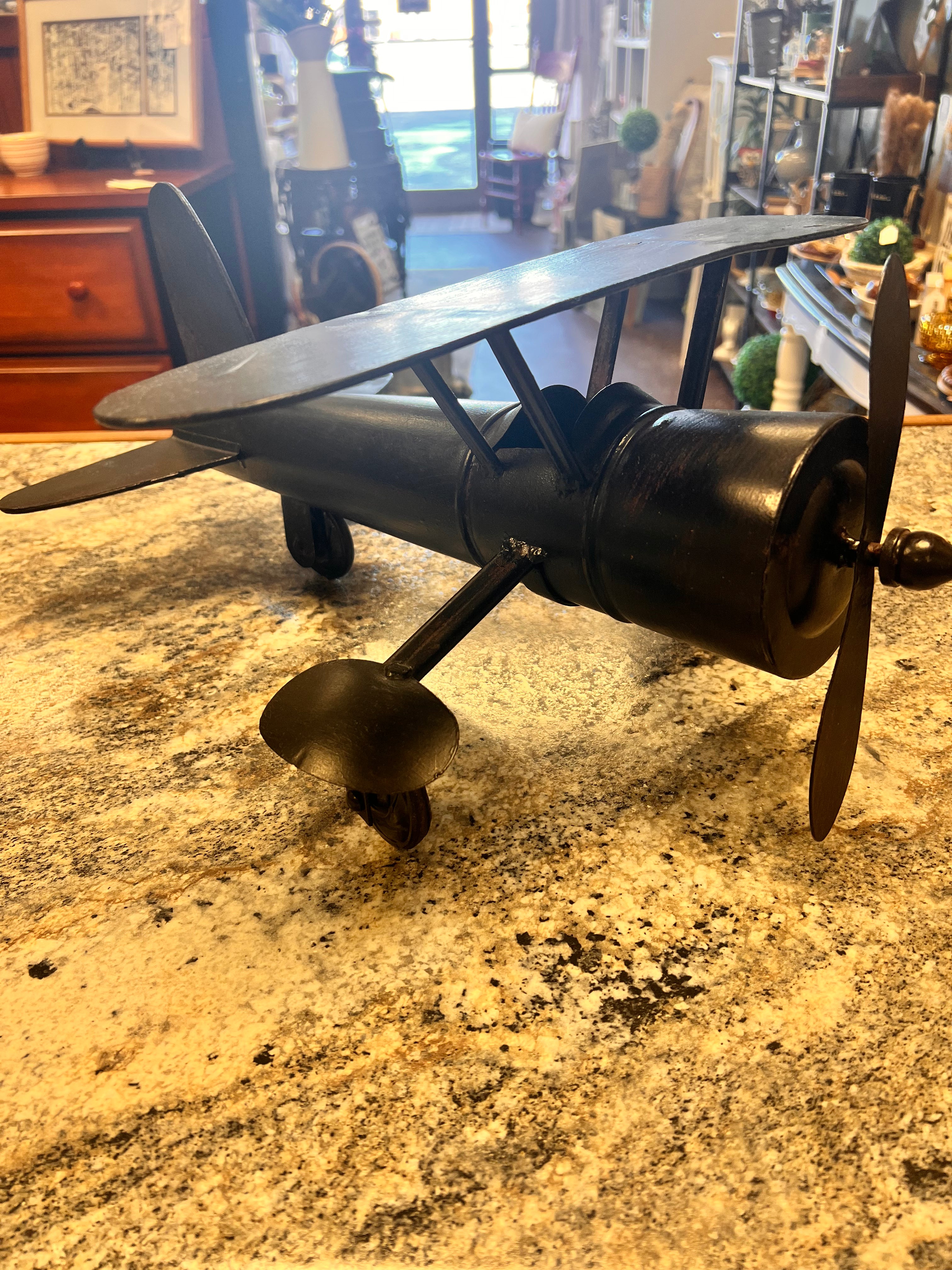 Metal Plane Decor