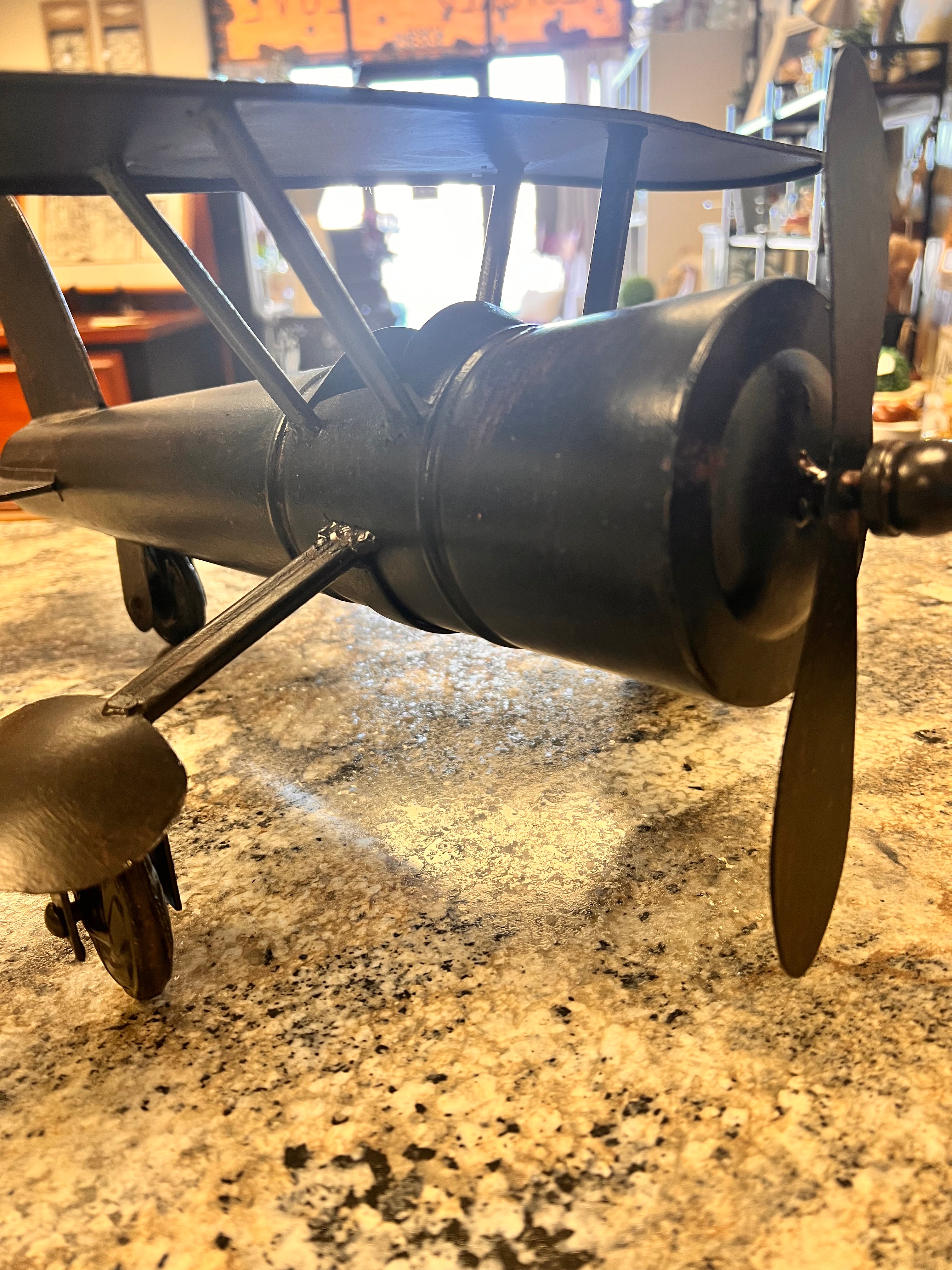 Metal Plane Decor