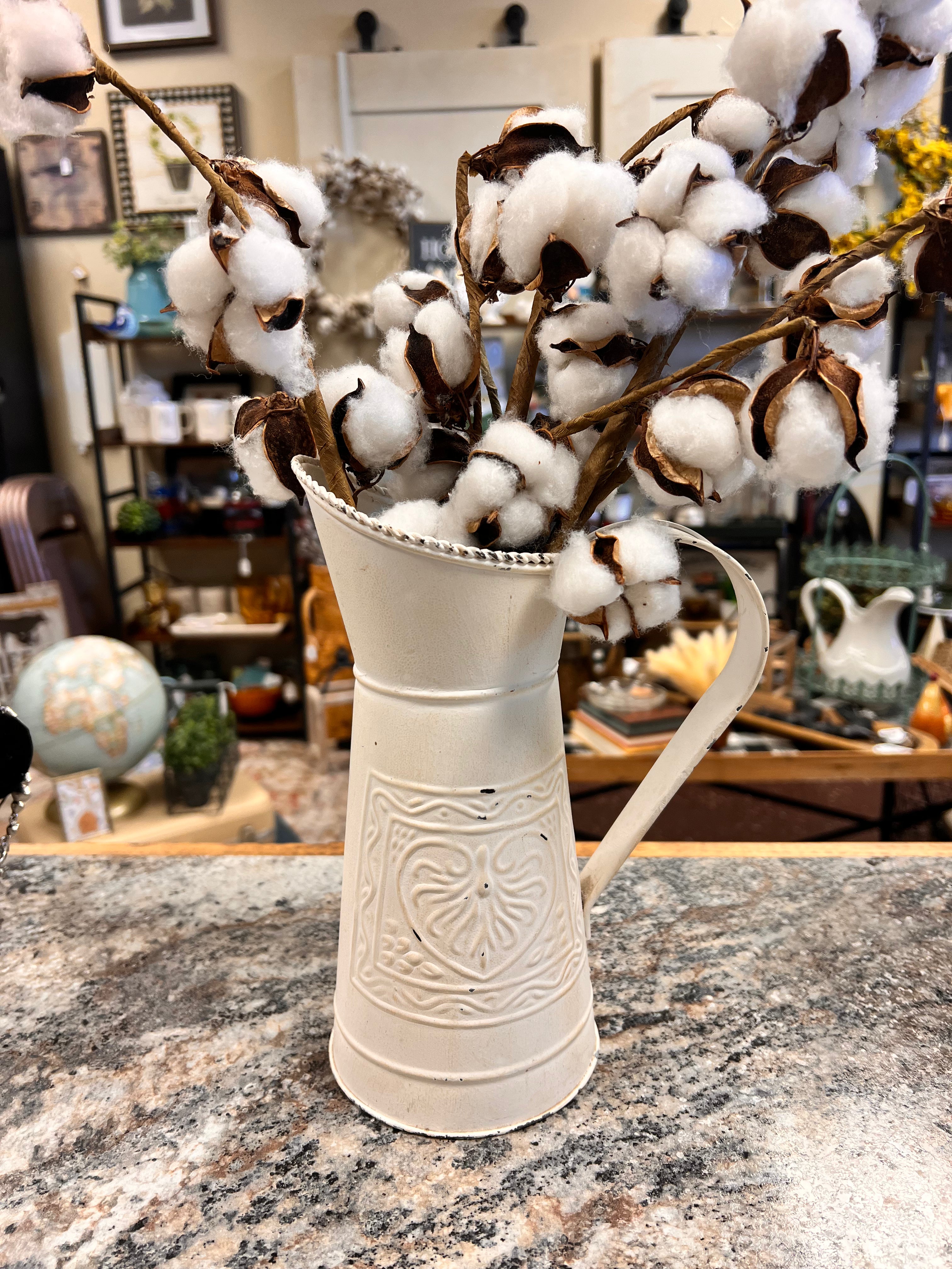 Pitcher Cotton Decor