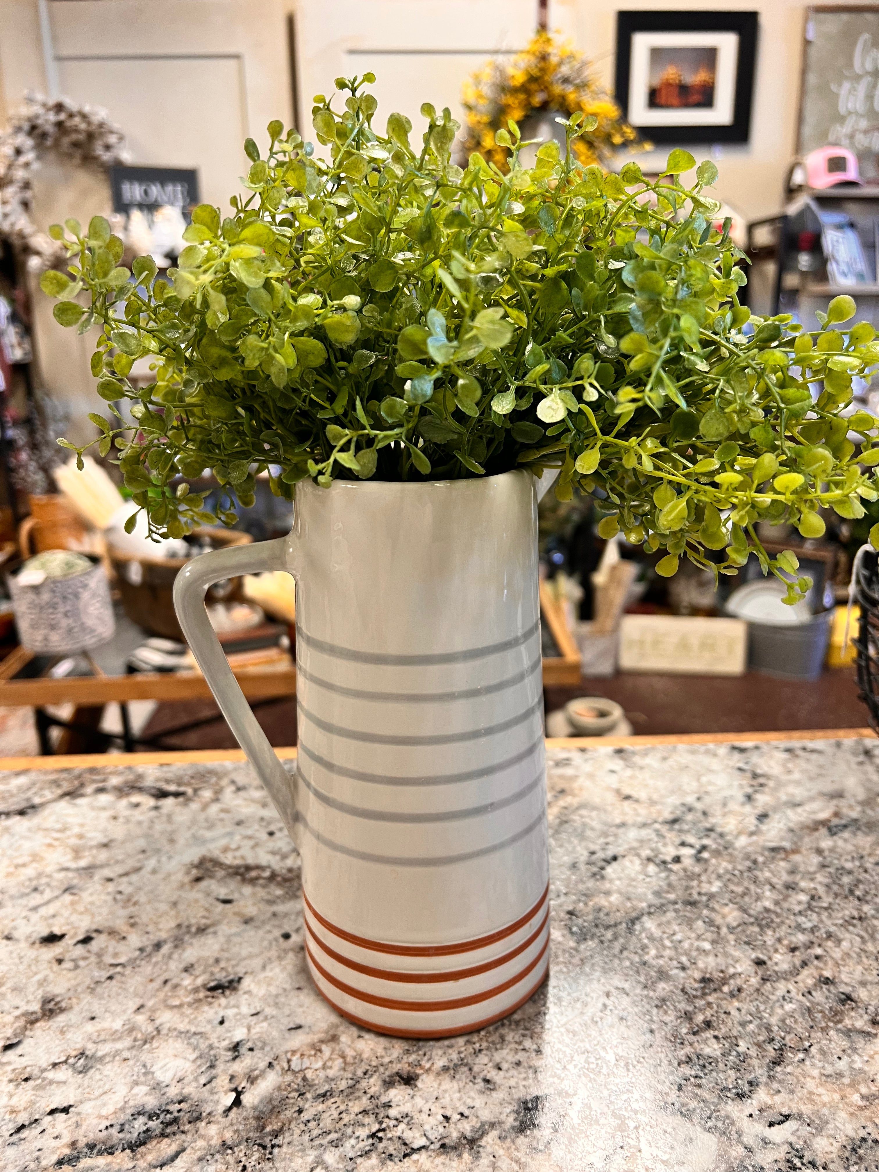 Striped Pitcher
