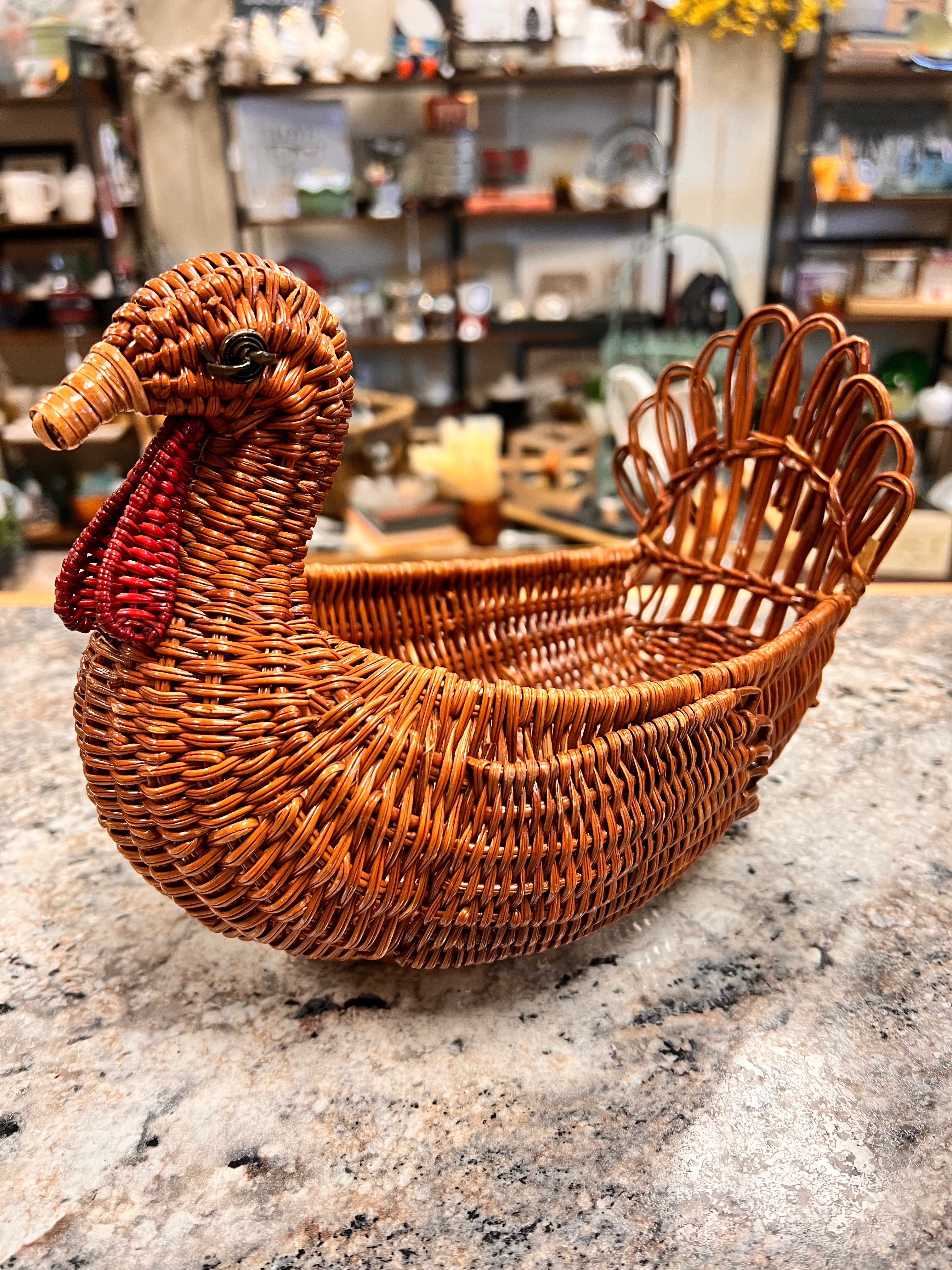 Wicker Turkey Basket