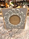 Gray Wreath Frame