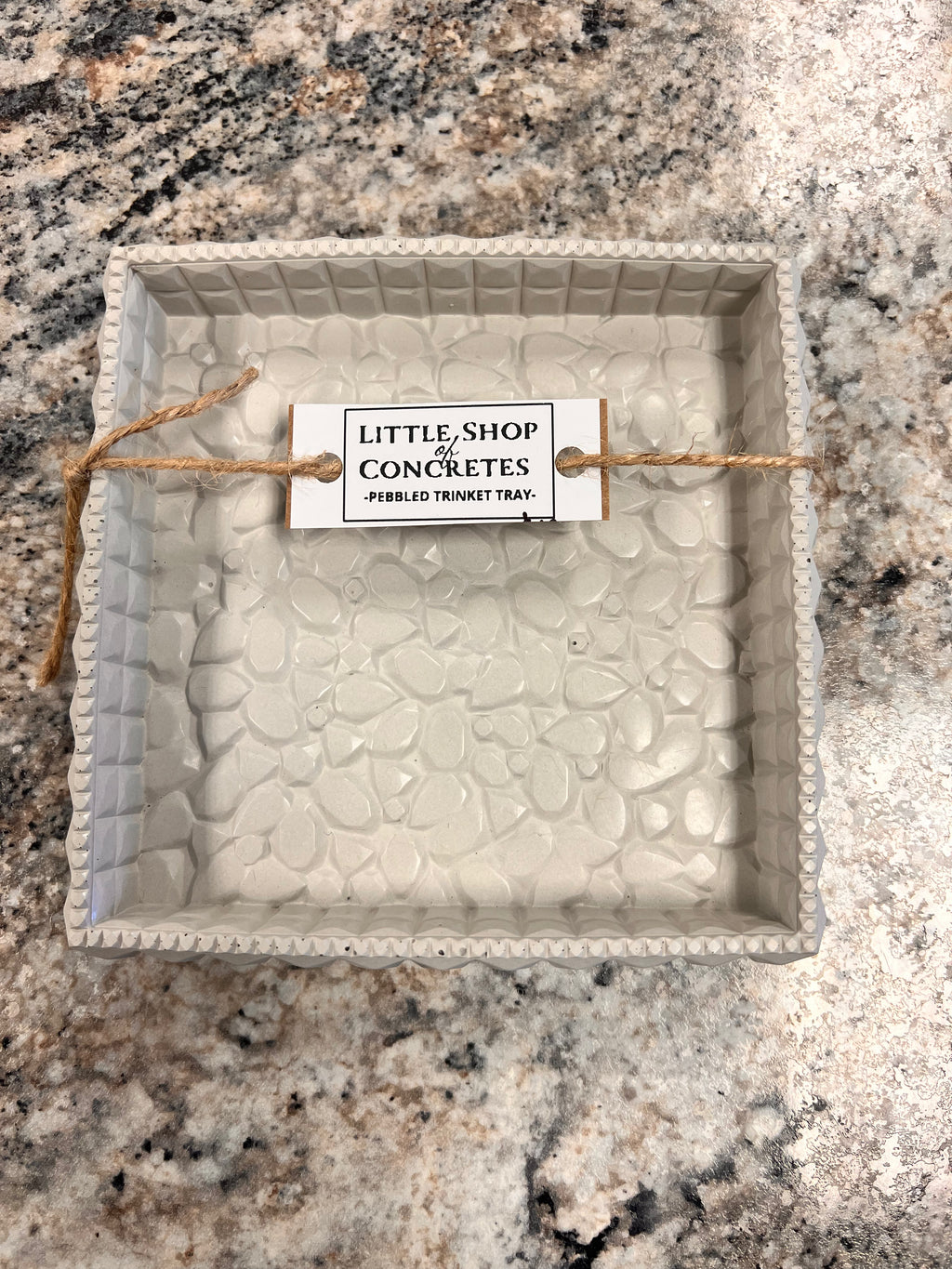 Pebbled Trinket Tray