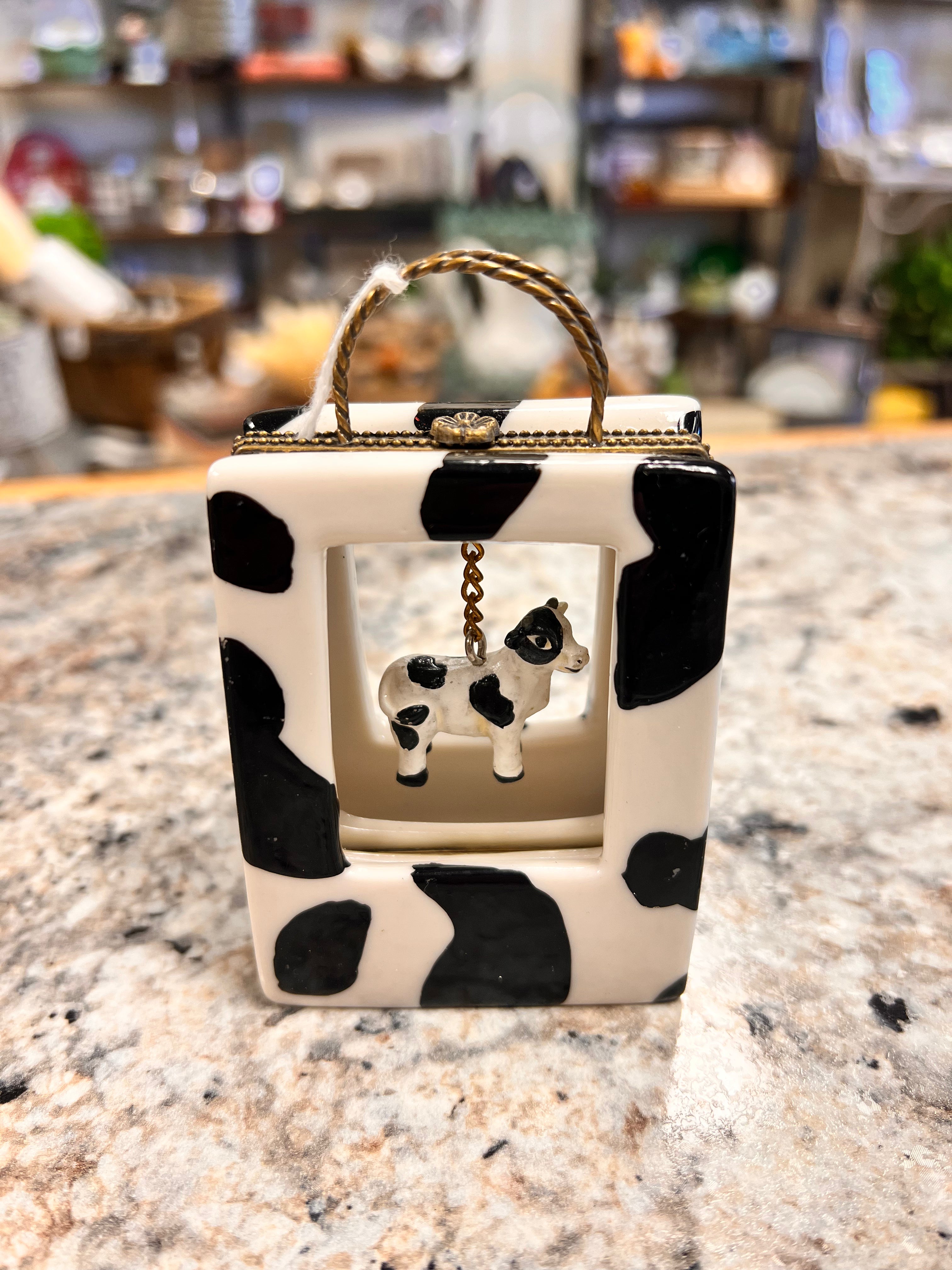 Cow Purse Decor