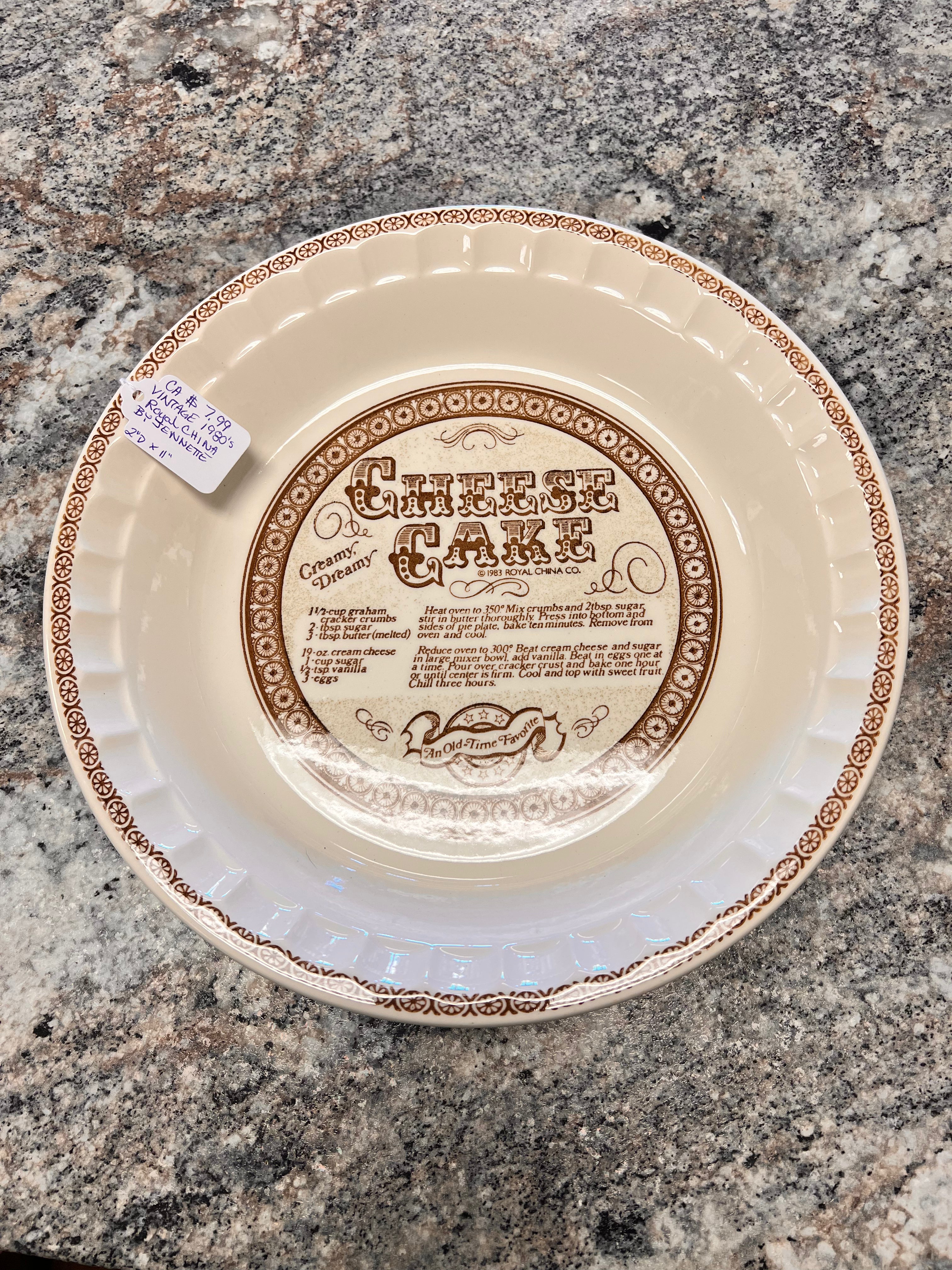 Vintage Cake Plate