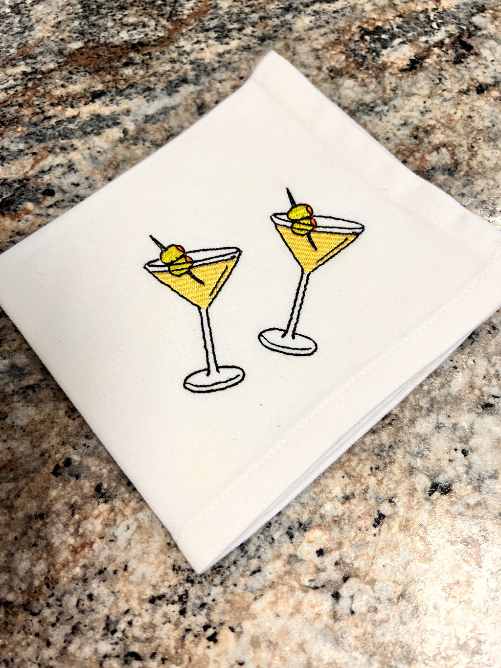 12 Embroidered Napkins