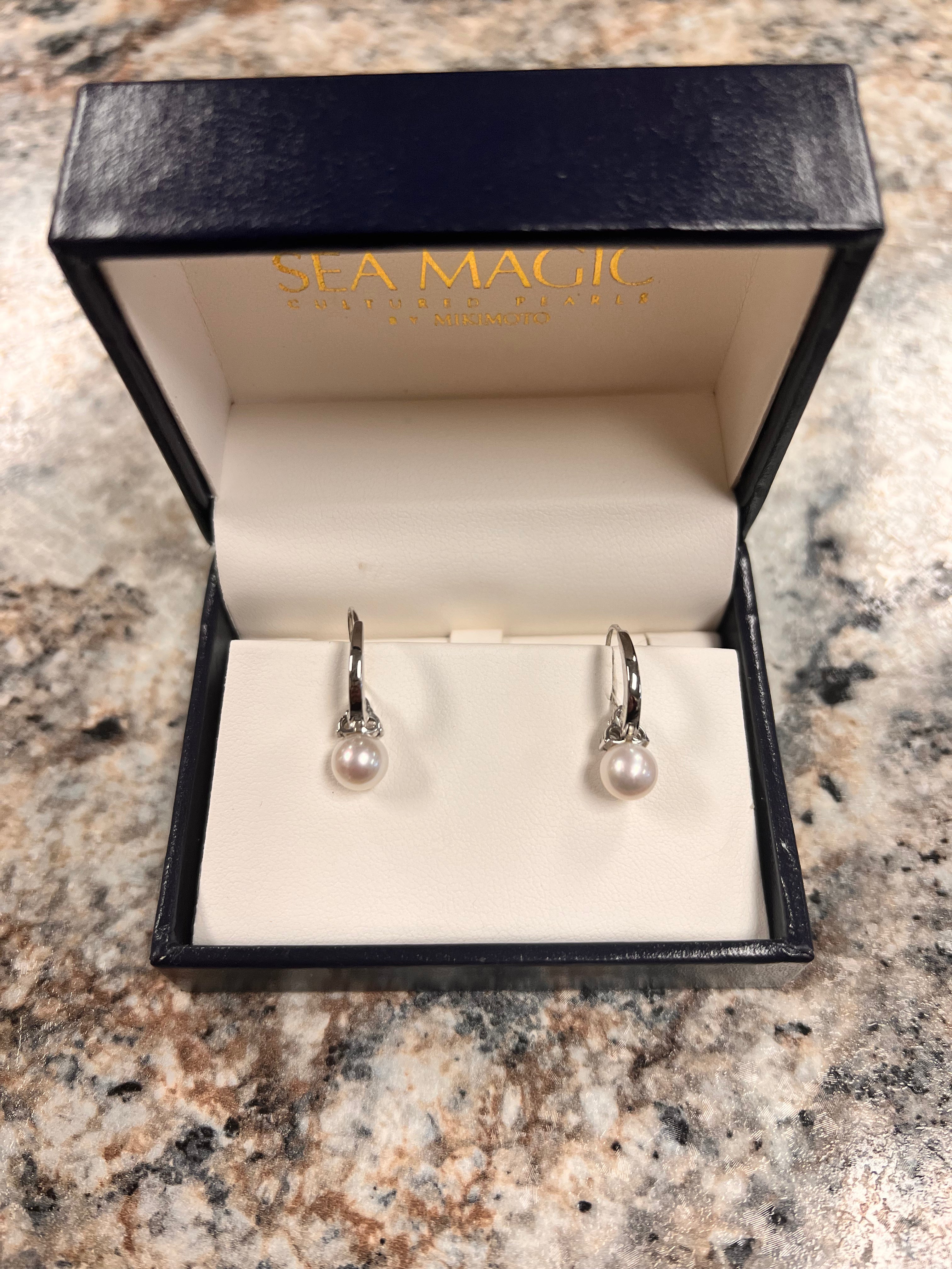 Sterling Silver Pearl Set
