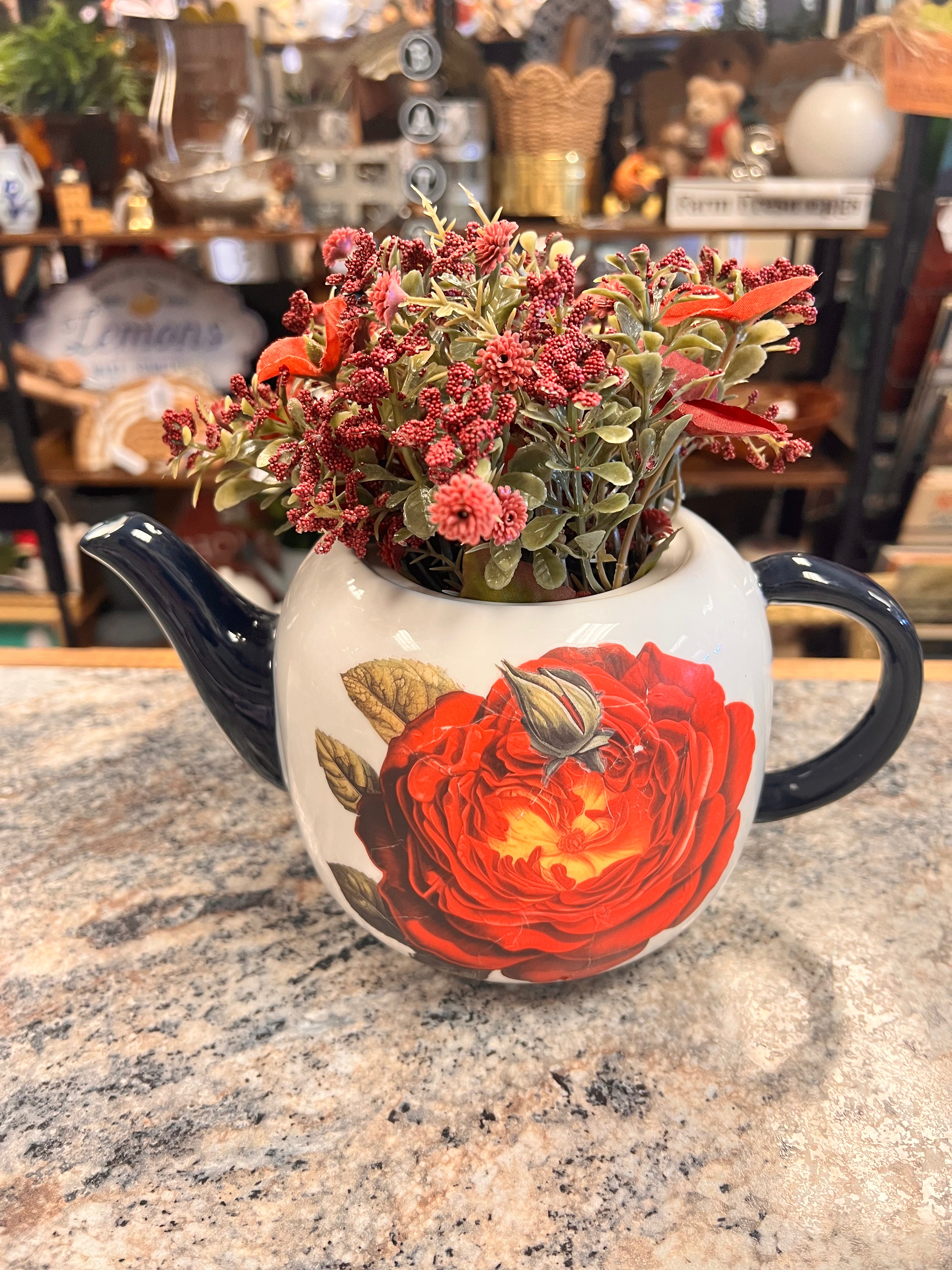 Floral Teapot
