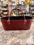 Leather Decor Basket