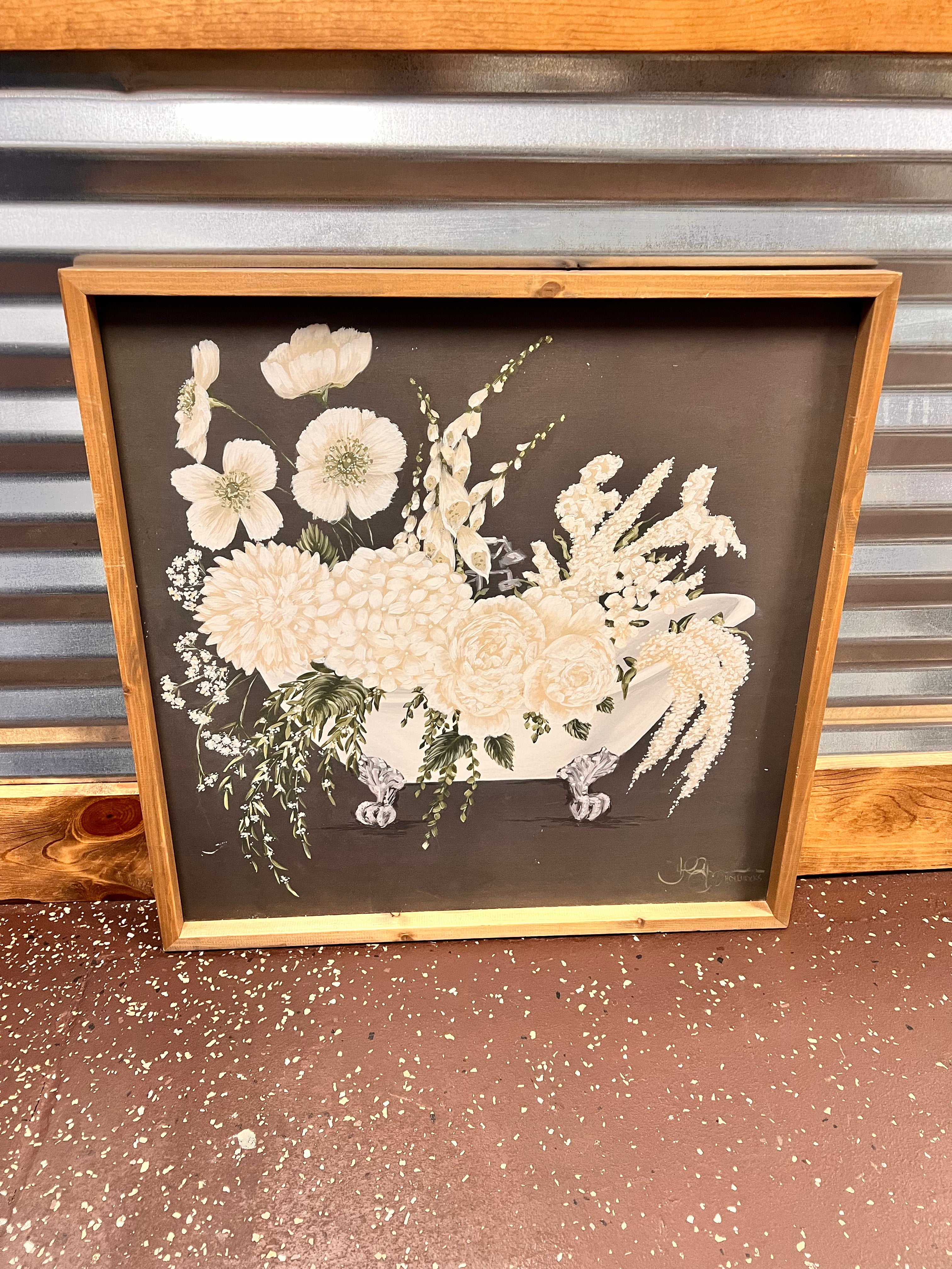 Floral Tub Sign