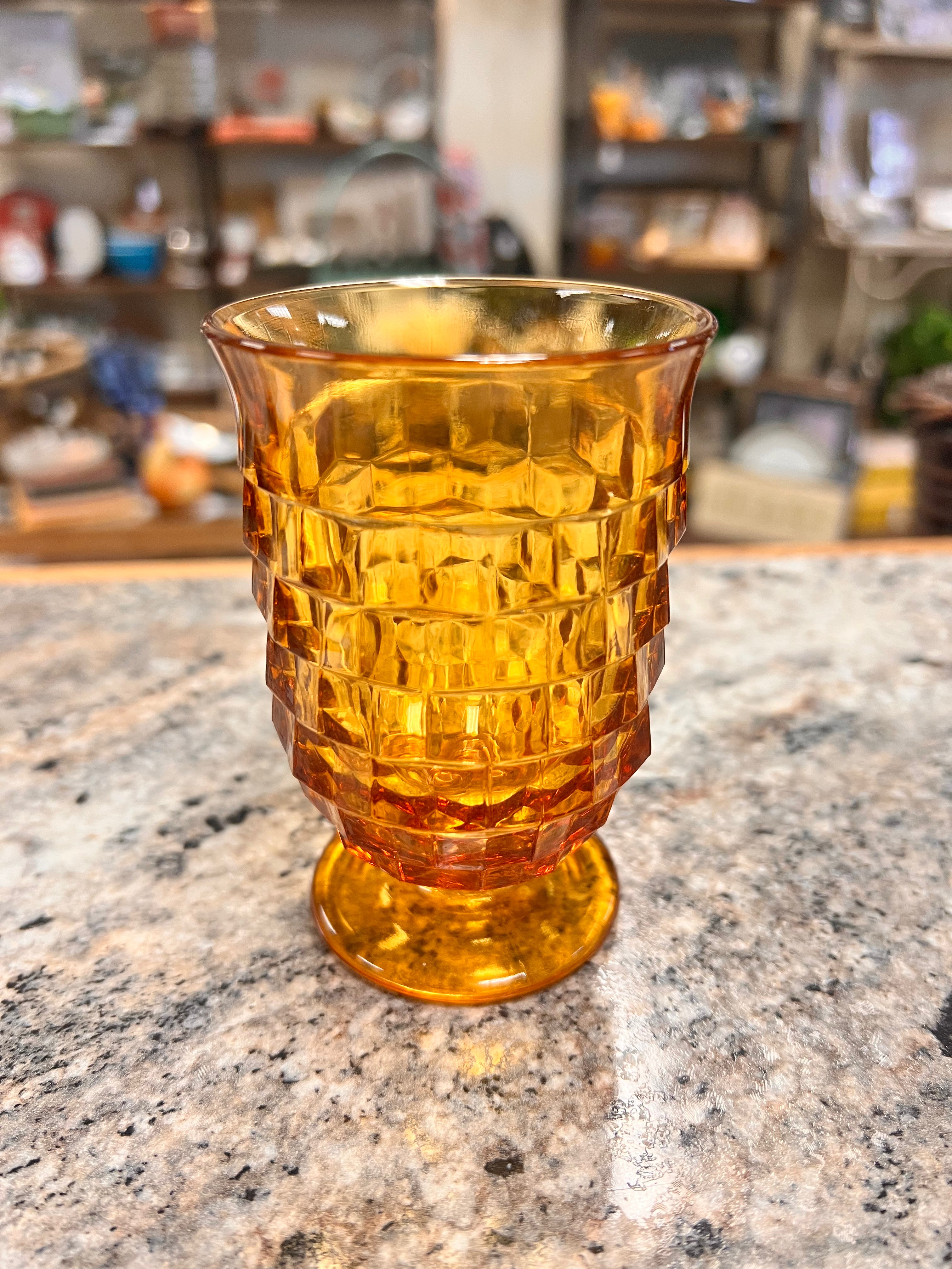Amber Glass Set (4)