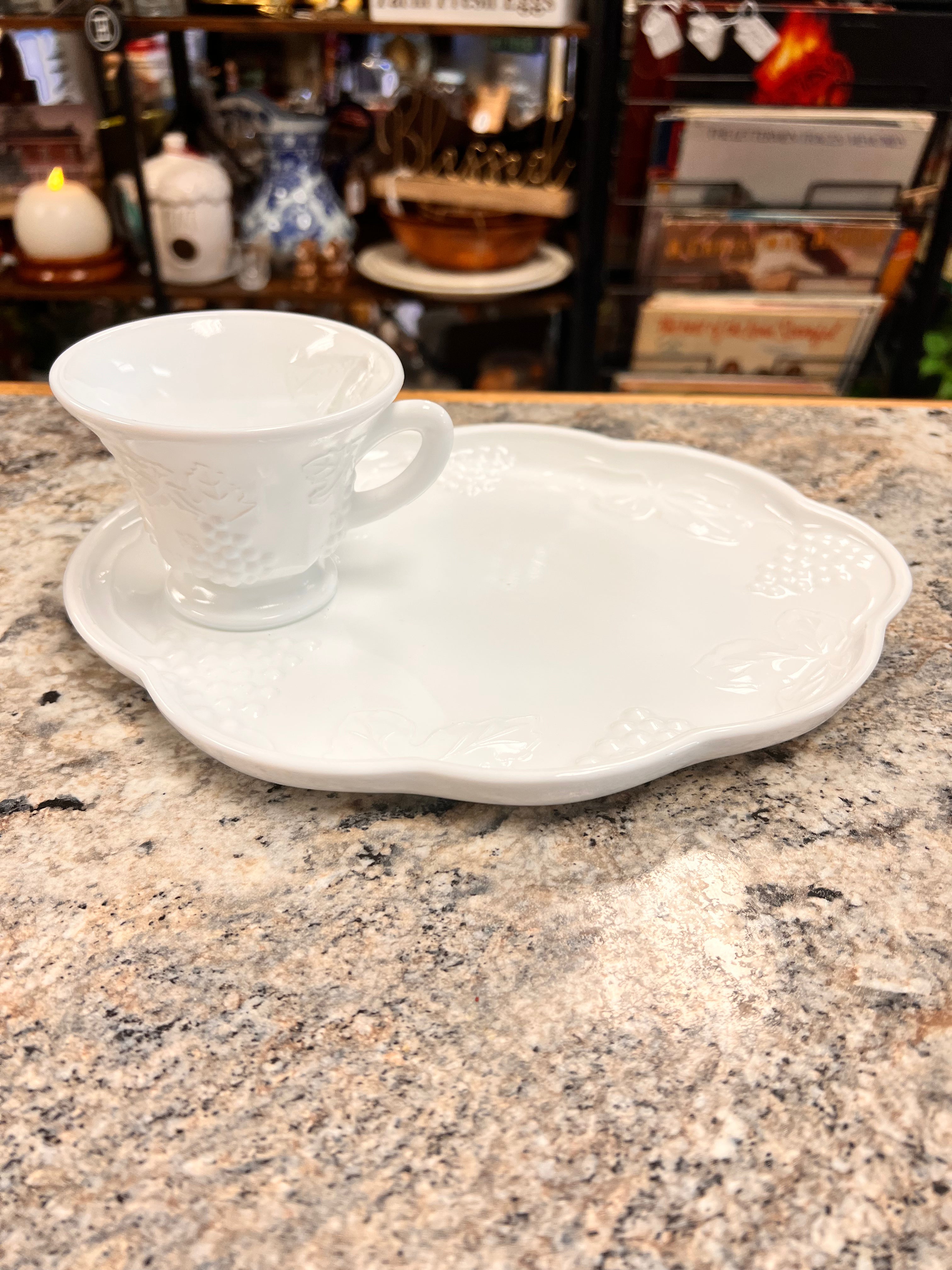 Milk Glass Set