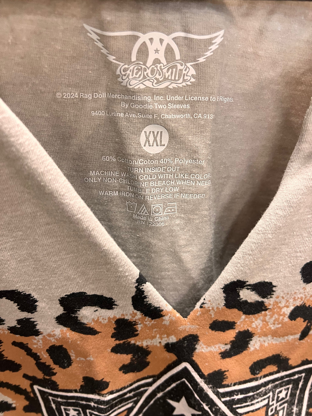 Aerosmith Shirt XXL