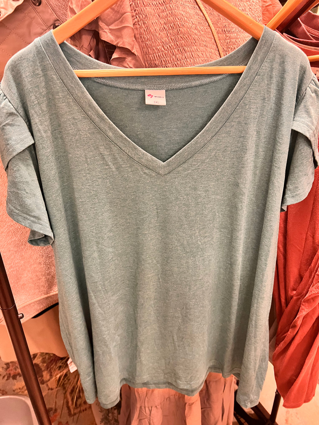 Green T Shirt 3X