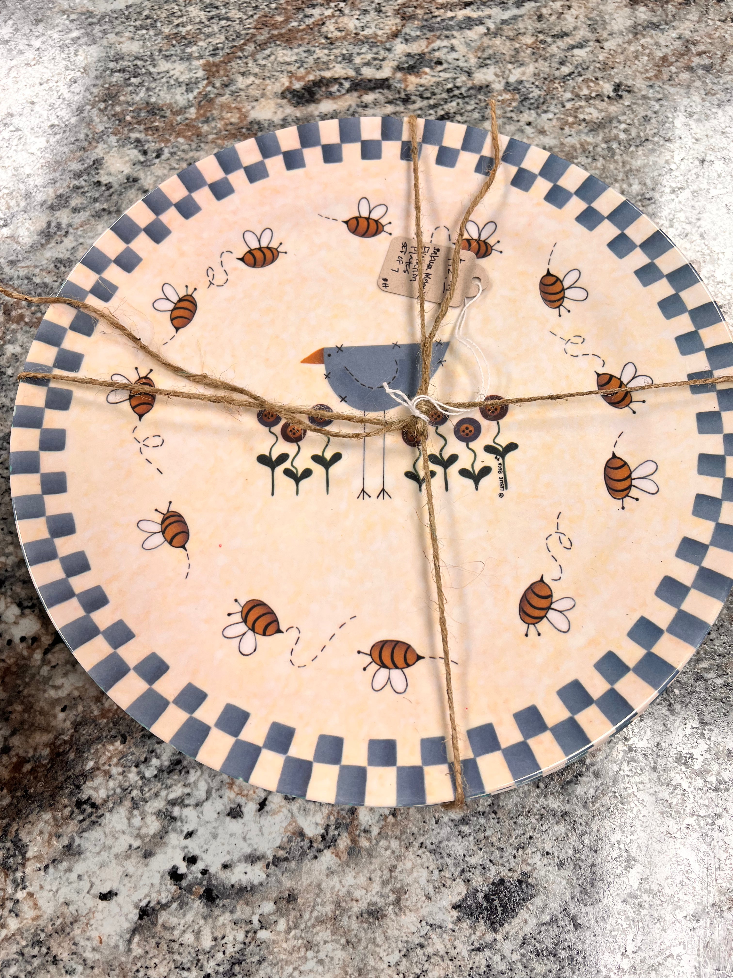 Bee Plate Set