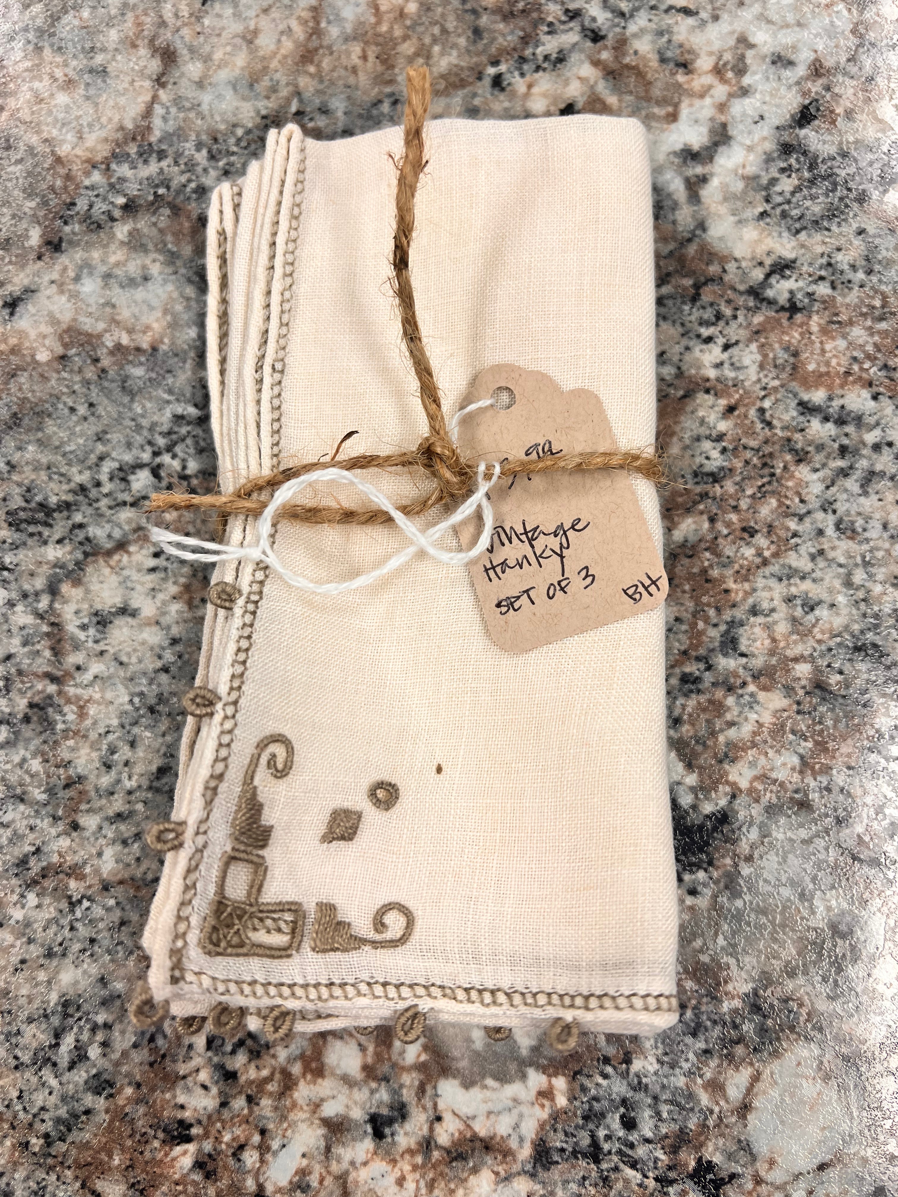 Vintage Hanky Set
