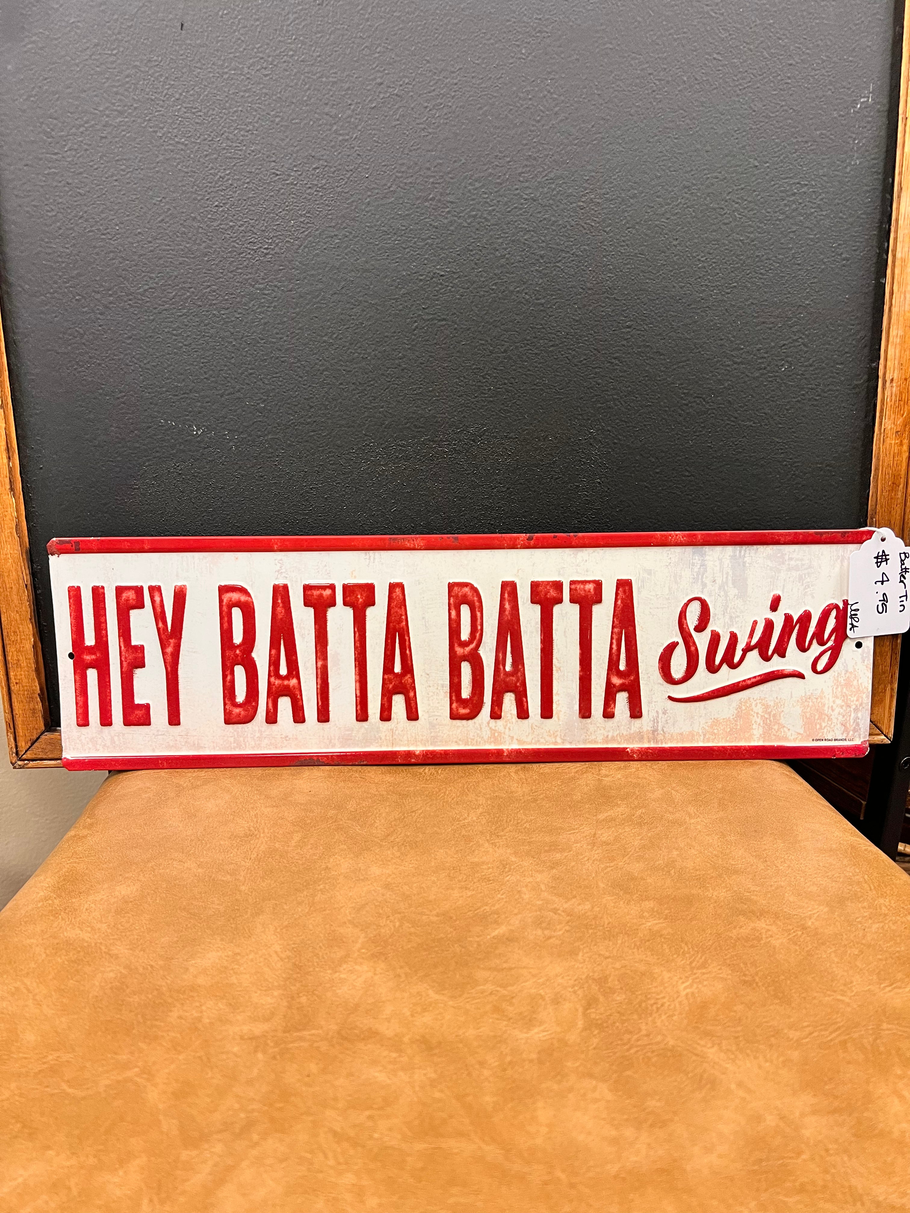 Tin Sign