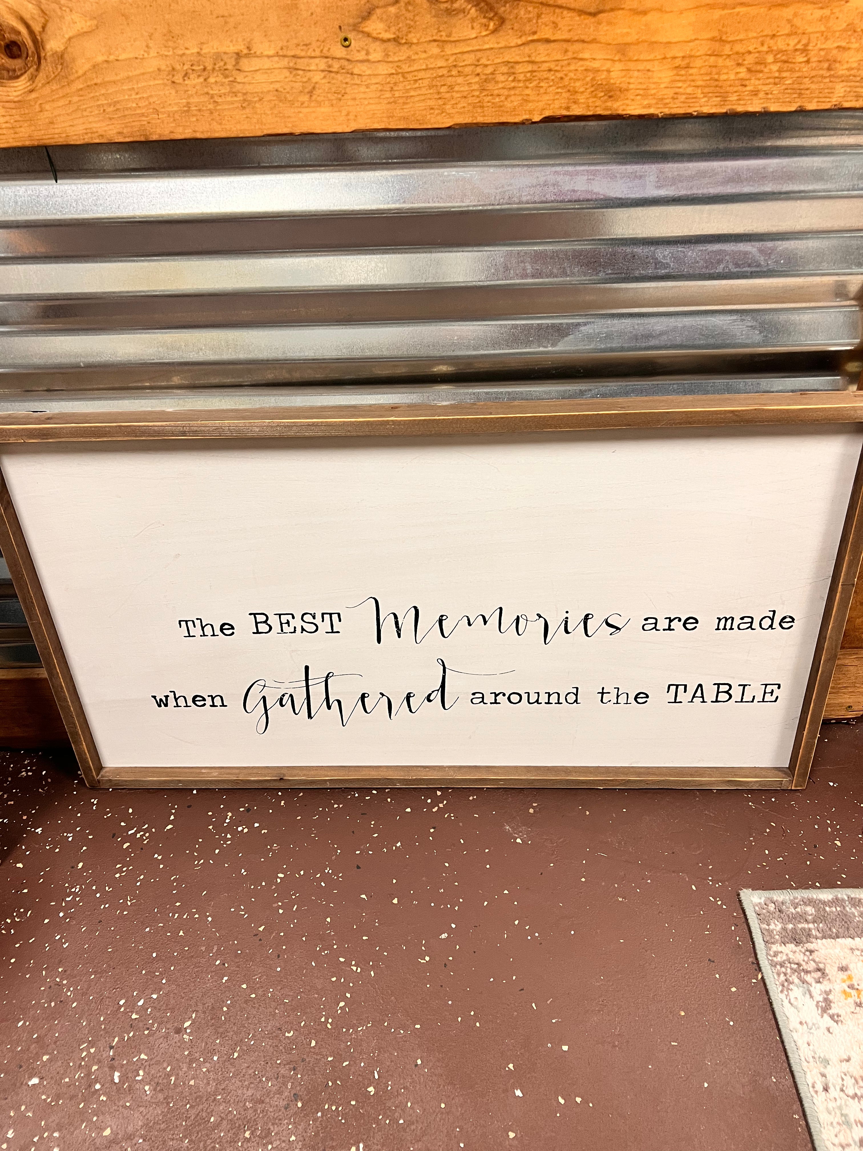 Memories Sign