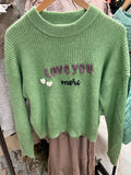 Embroidered Sweater M