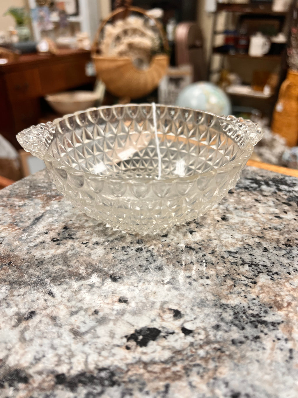 Pressed Glass Bowl