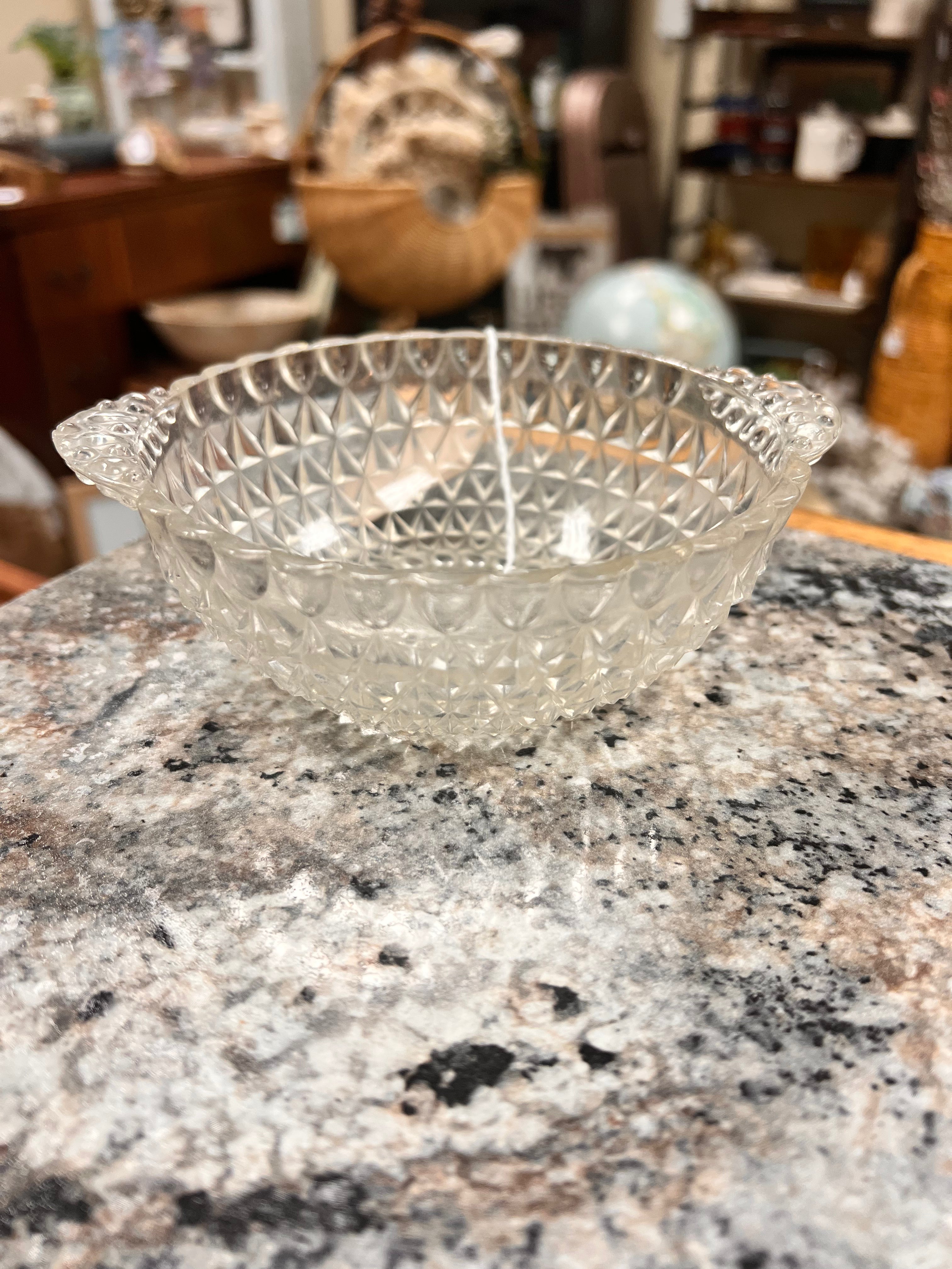 Pressed Glass Bowl