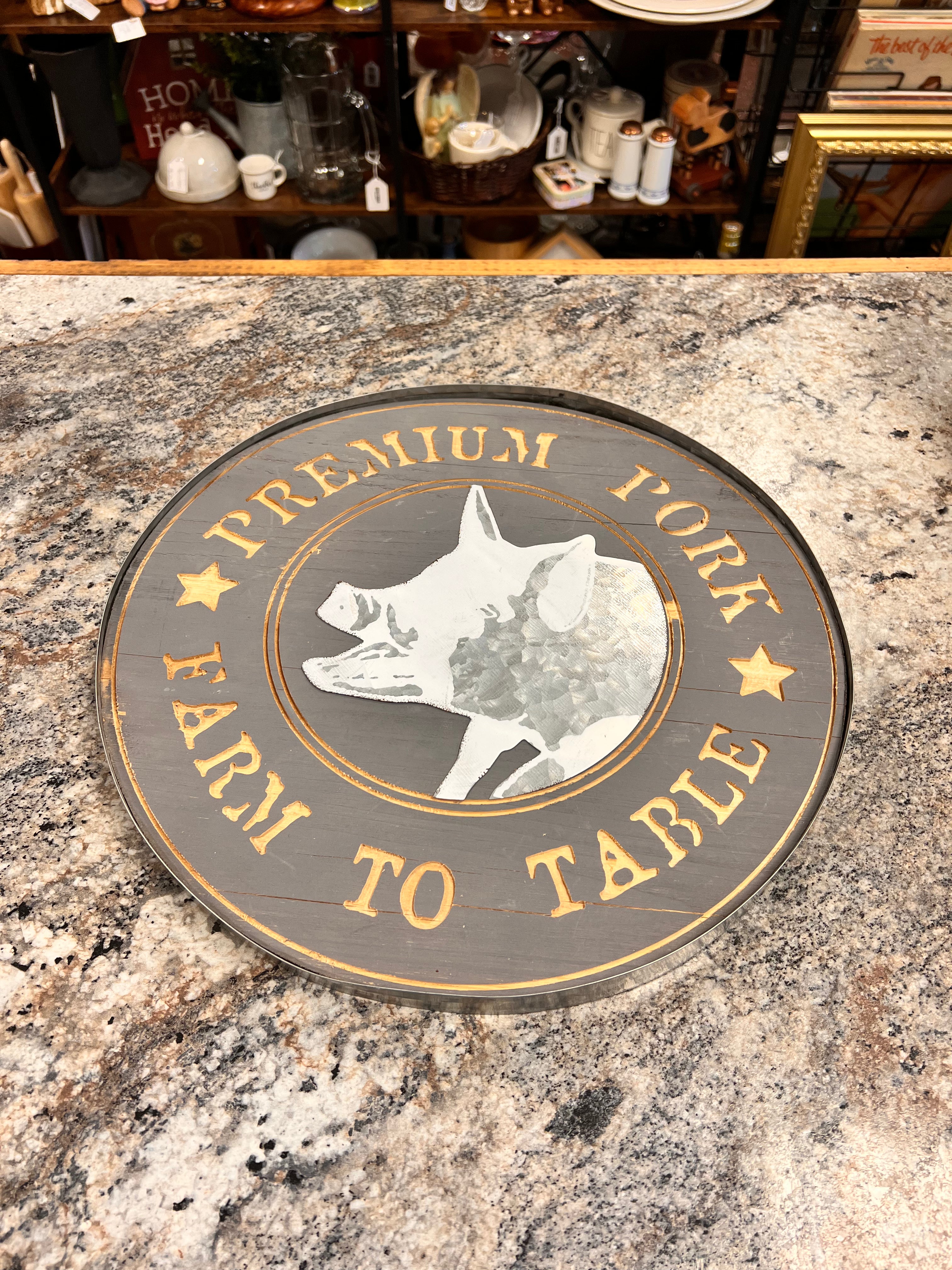 Pork Farm Sign