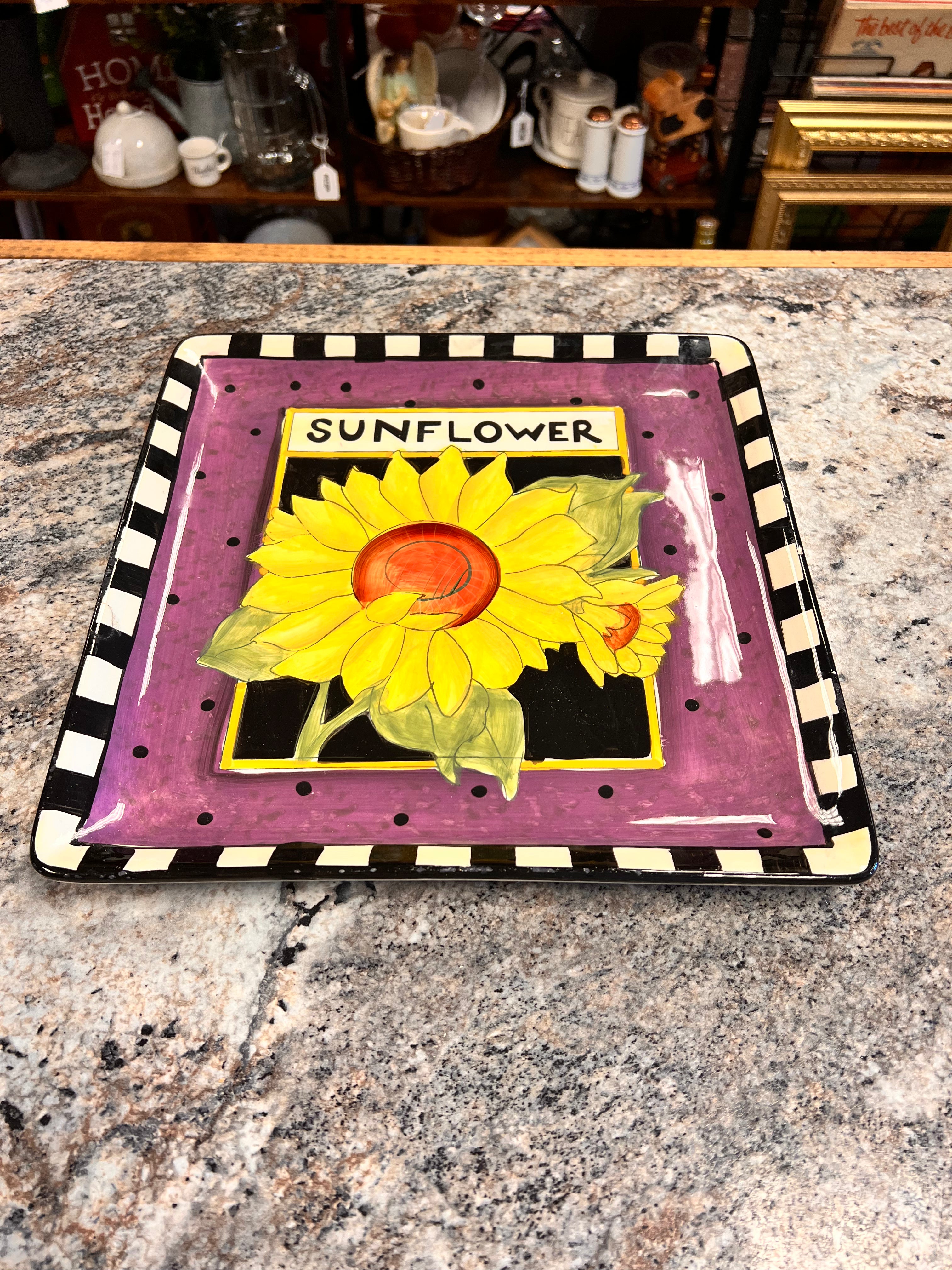 Sunflower Plate