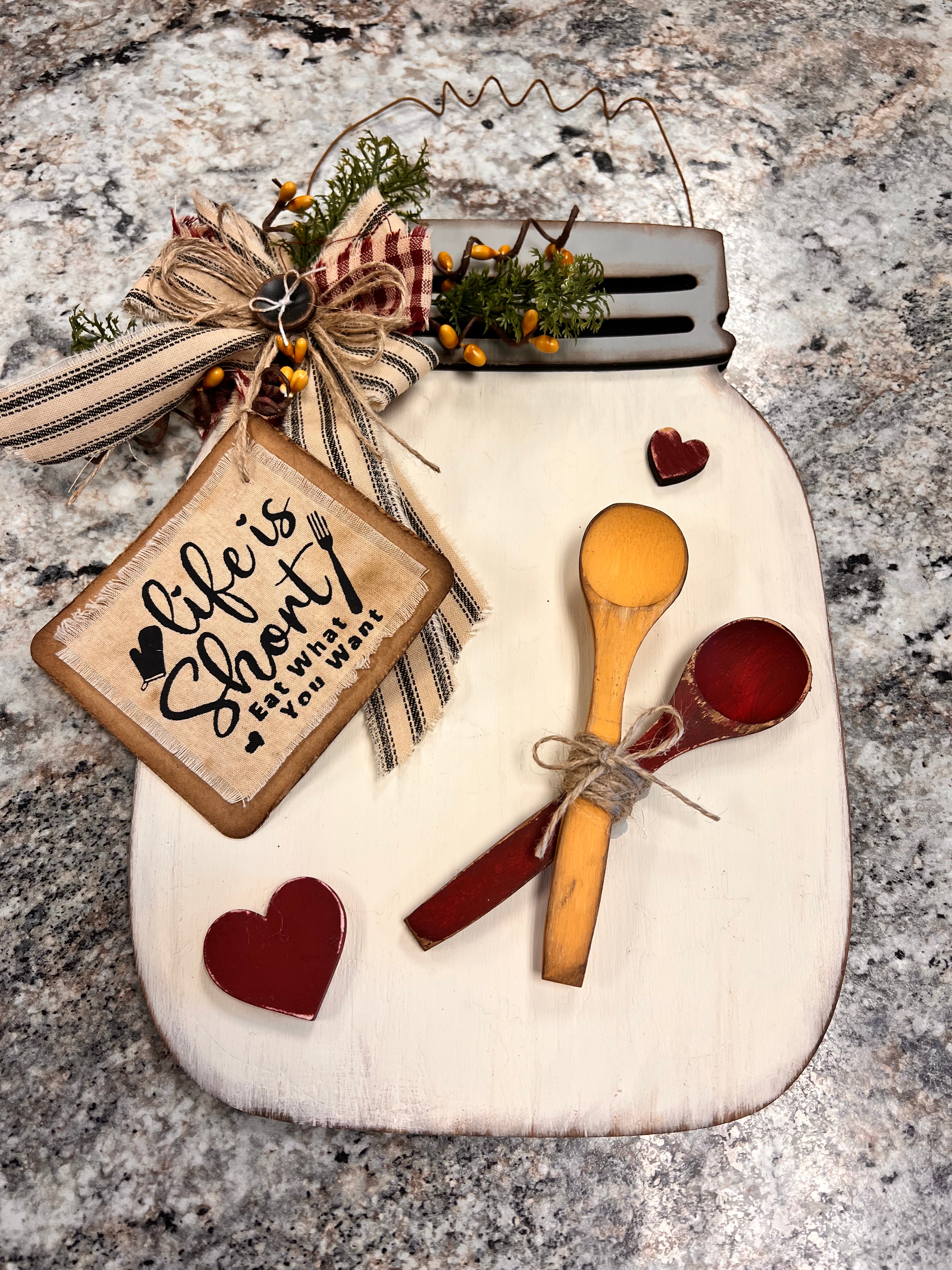 Mason Jar Sign