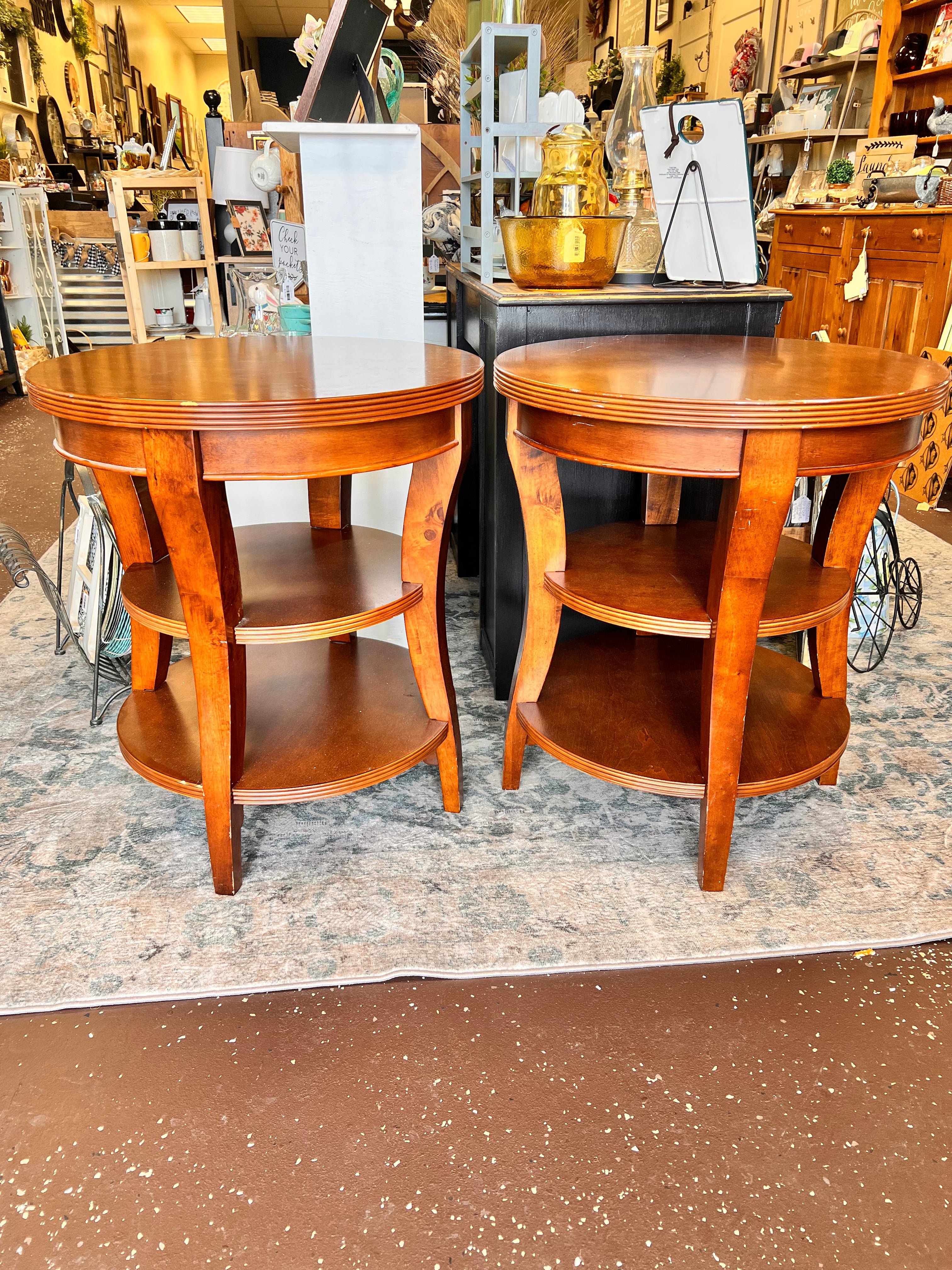 Wood Side Table
