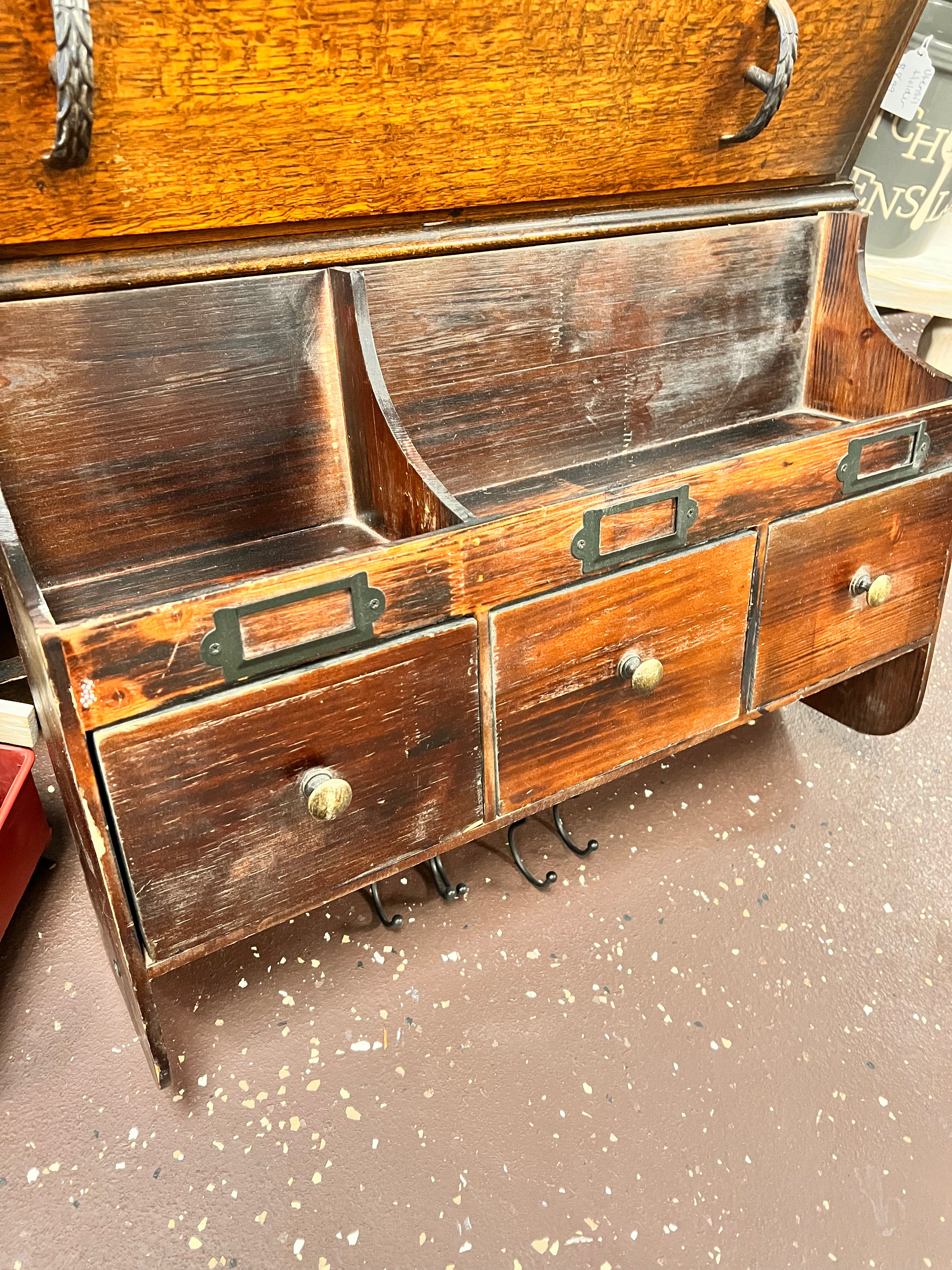 Vintage Wall Organizer