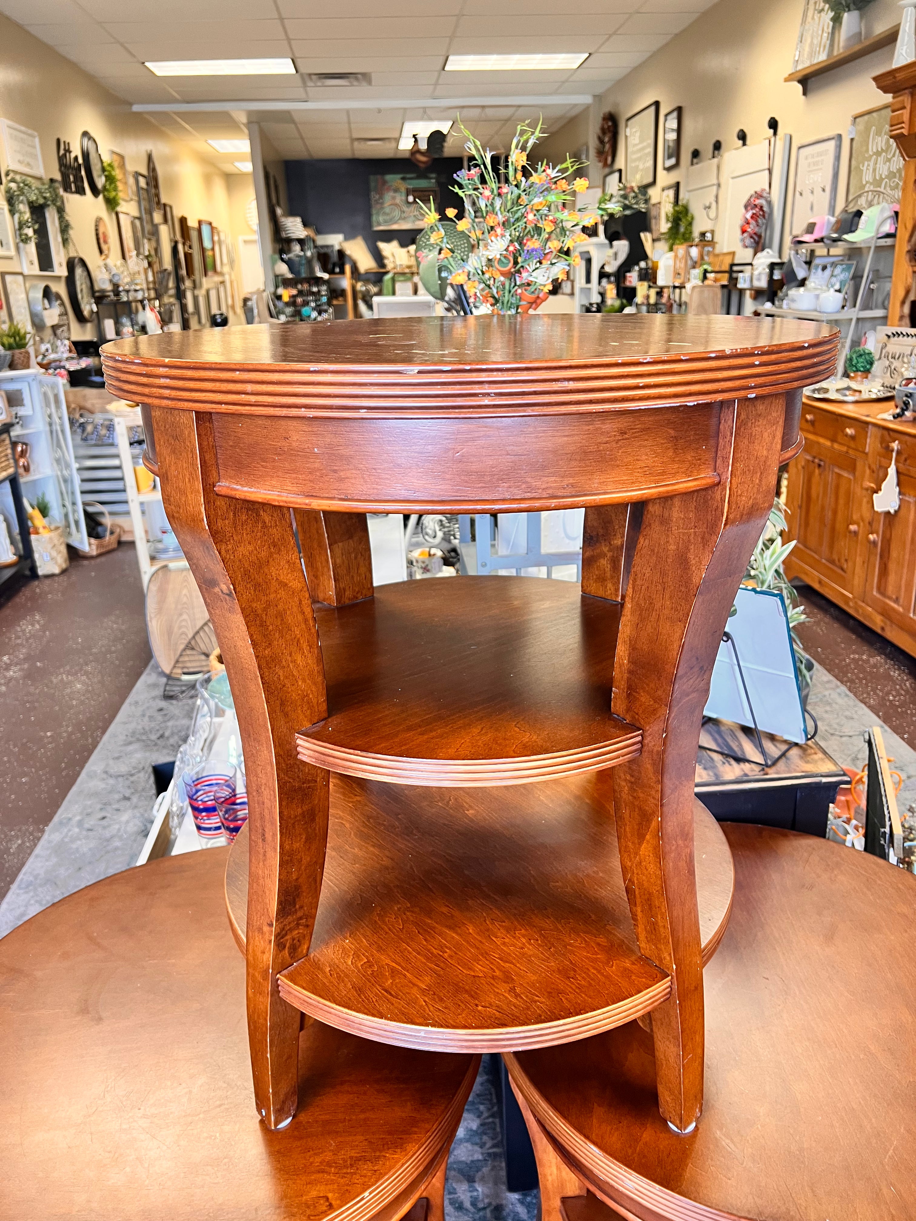 Wood Side Table