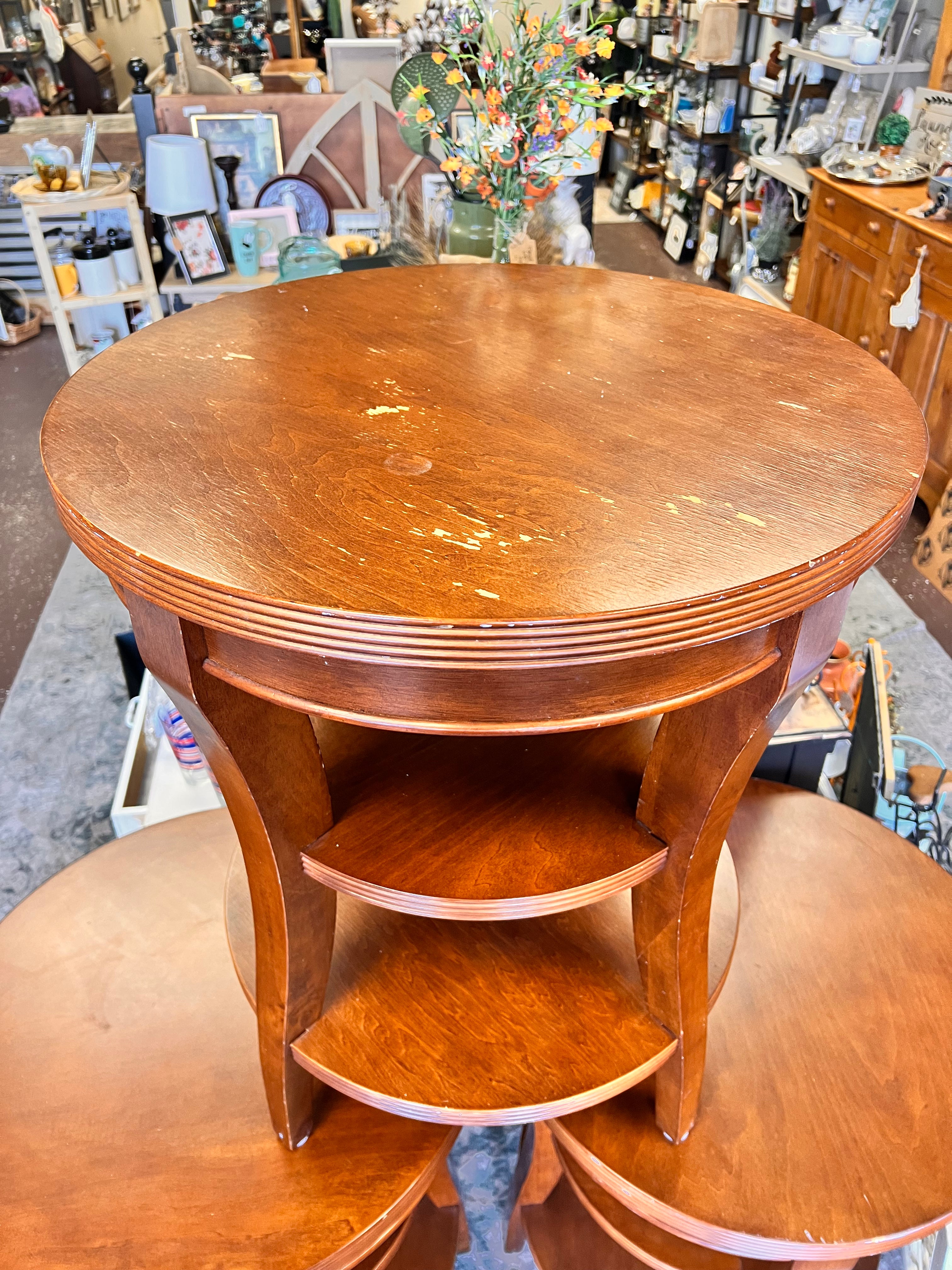 Wood Side Table