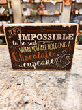 Cupcake Sign