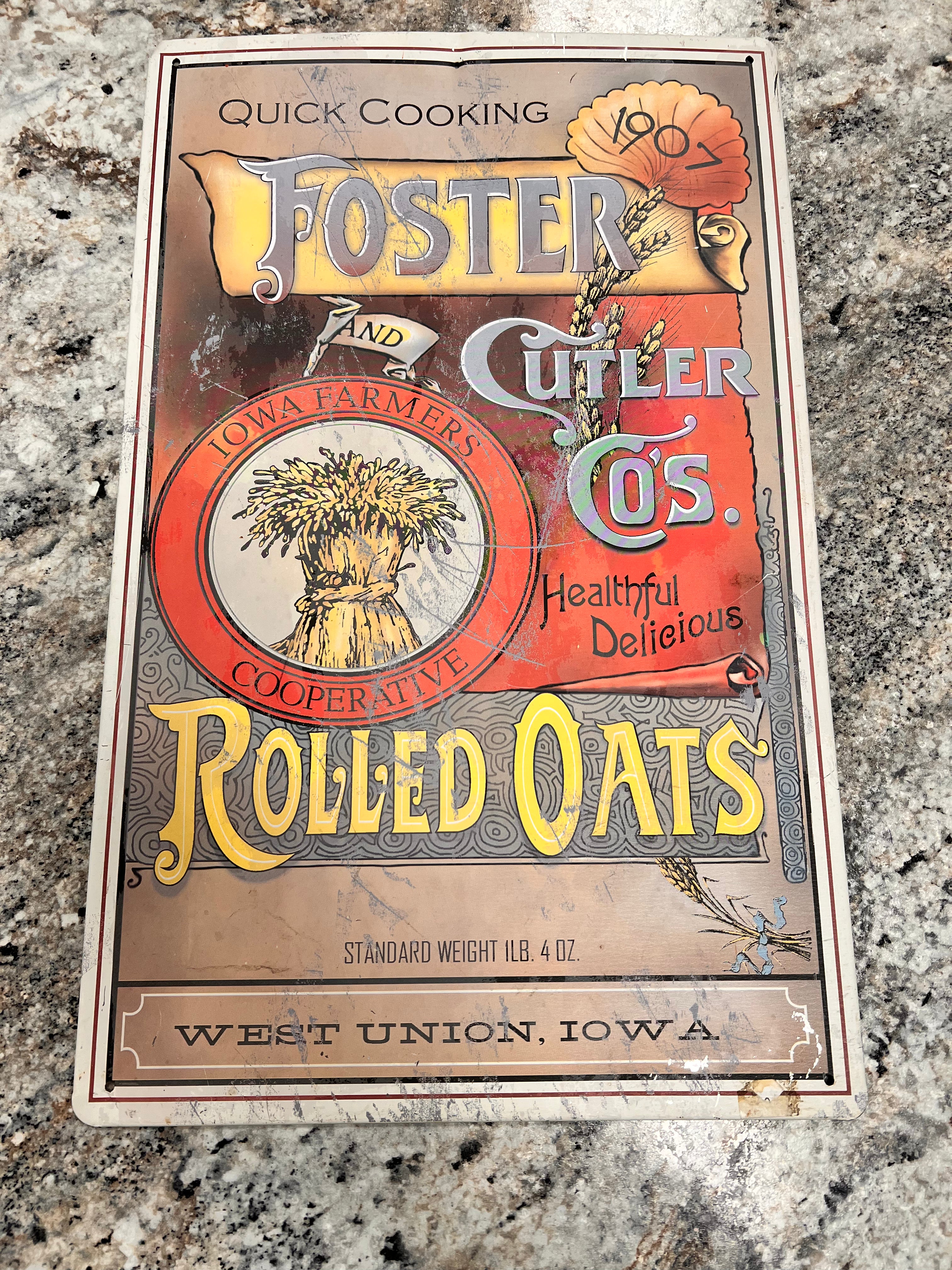 Rolled Oats Sign
