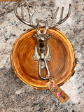 Wood Deer Decor