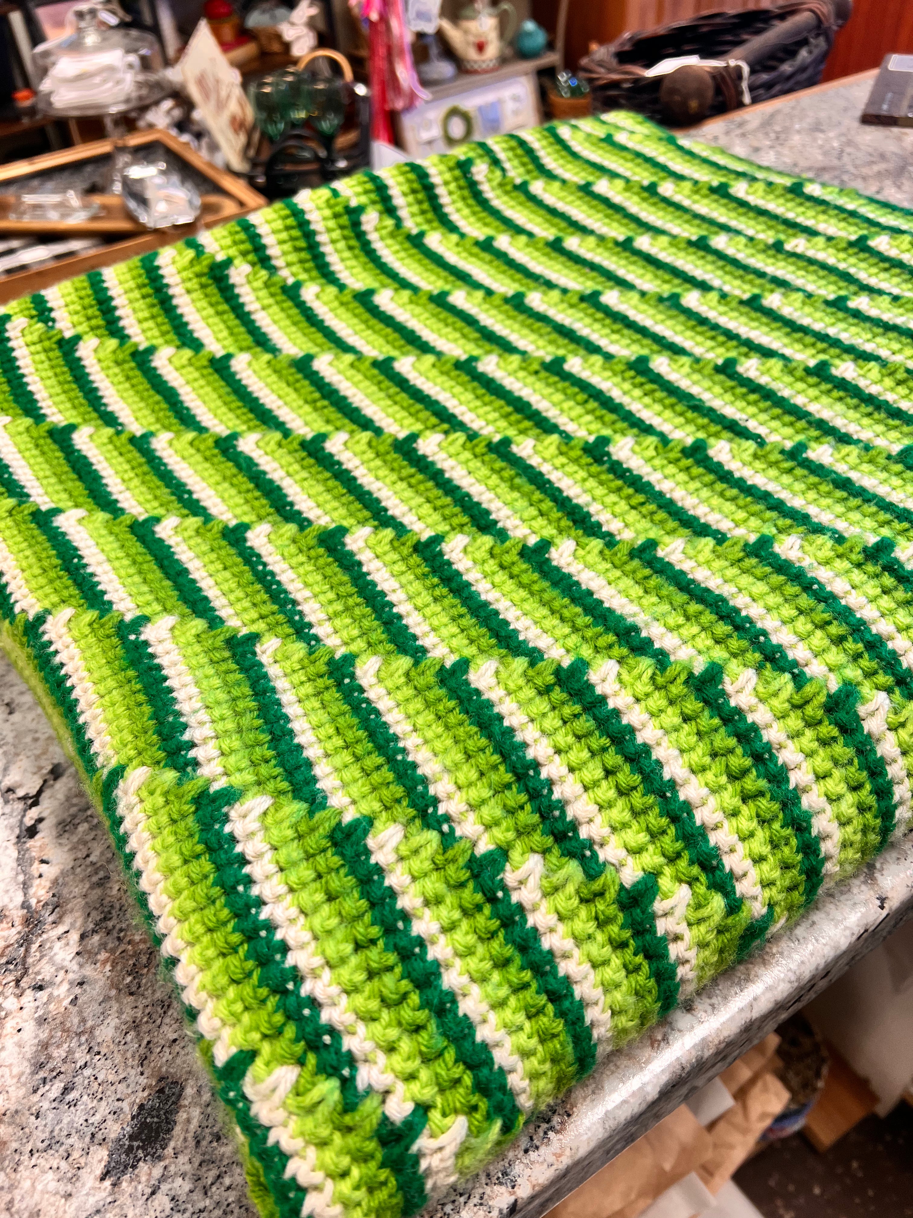 Green Throw Blanket
