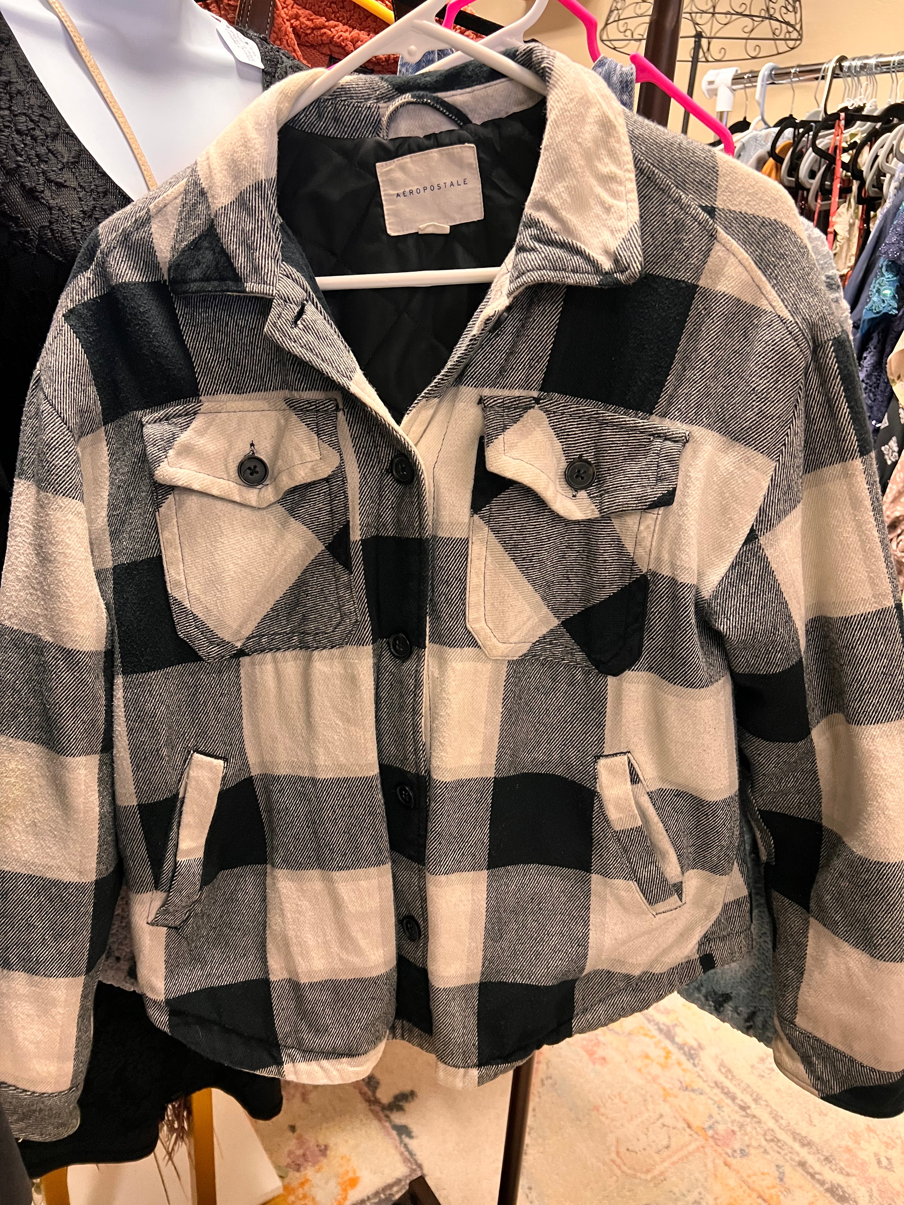 Plaid Sweater S