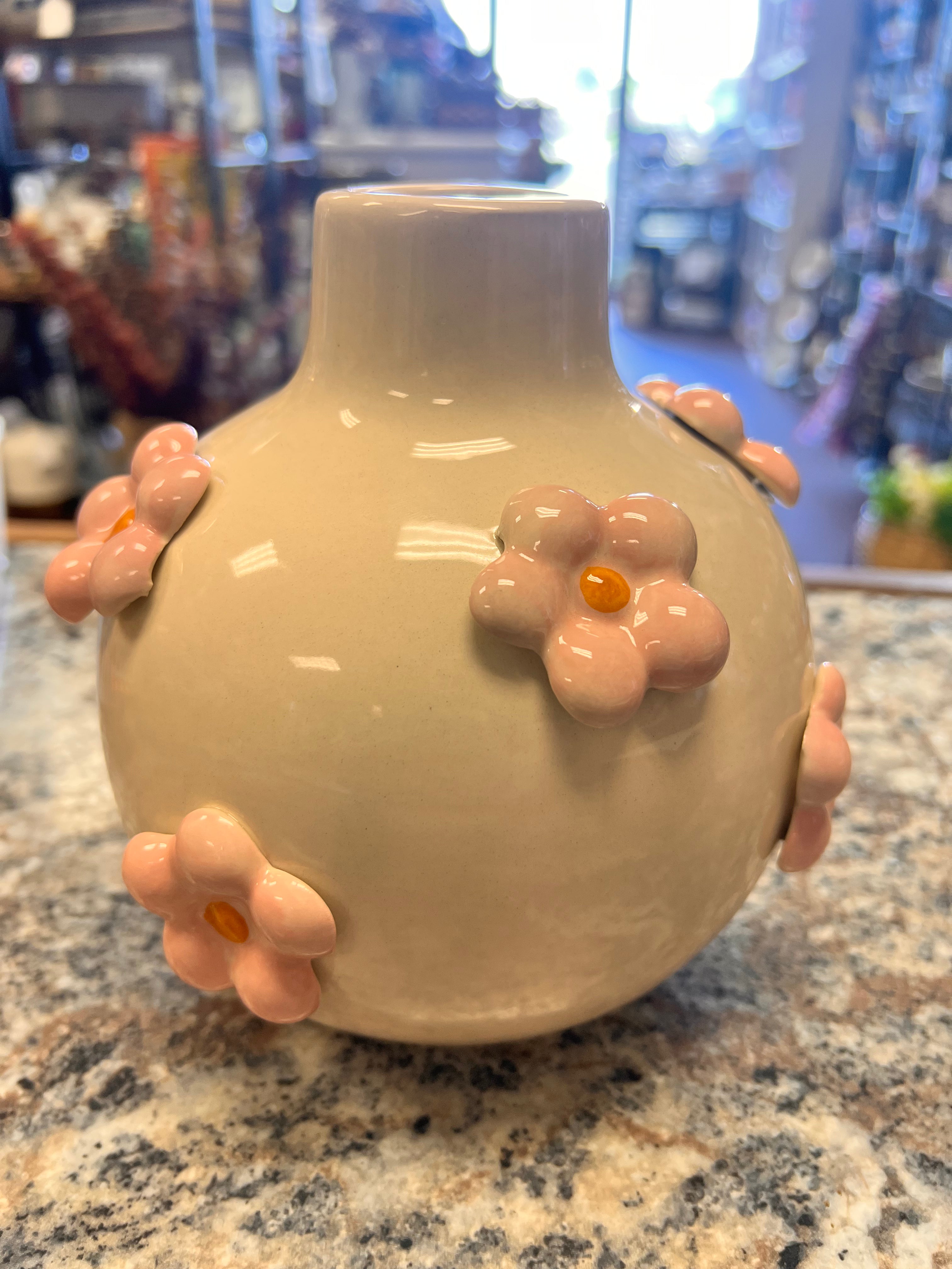 Pink Flower Vase