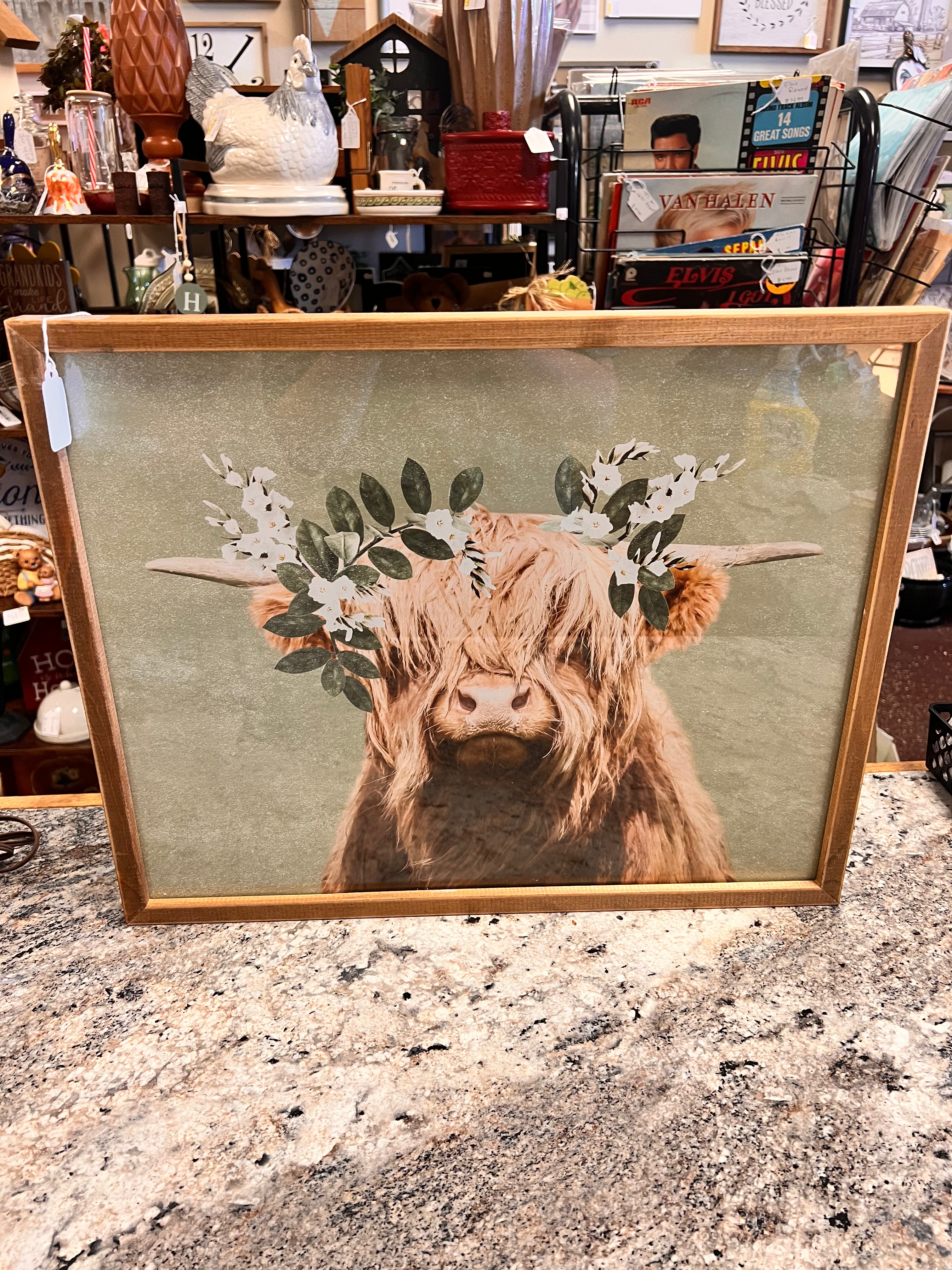 Floral Cow