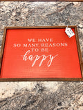 Happy Sign