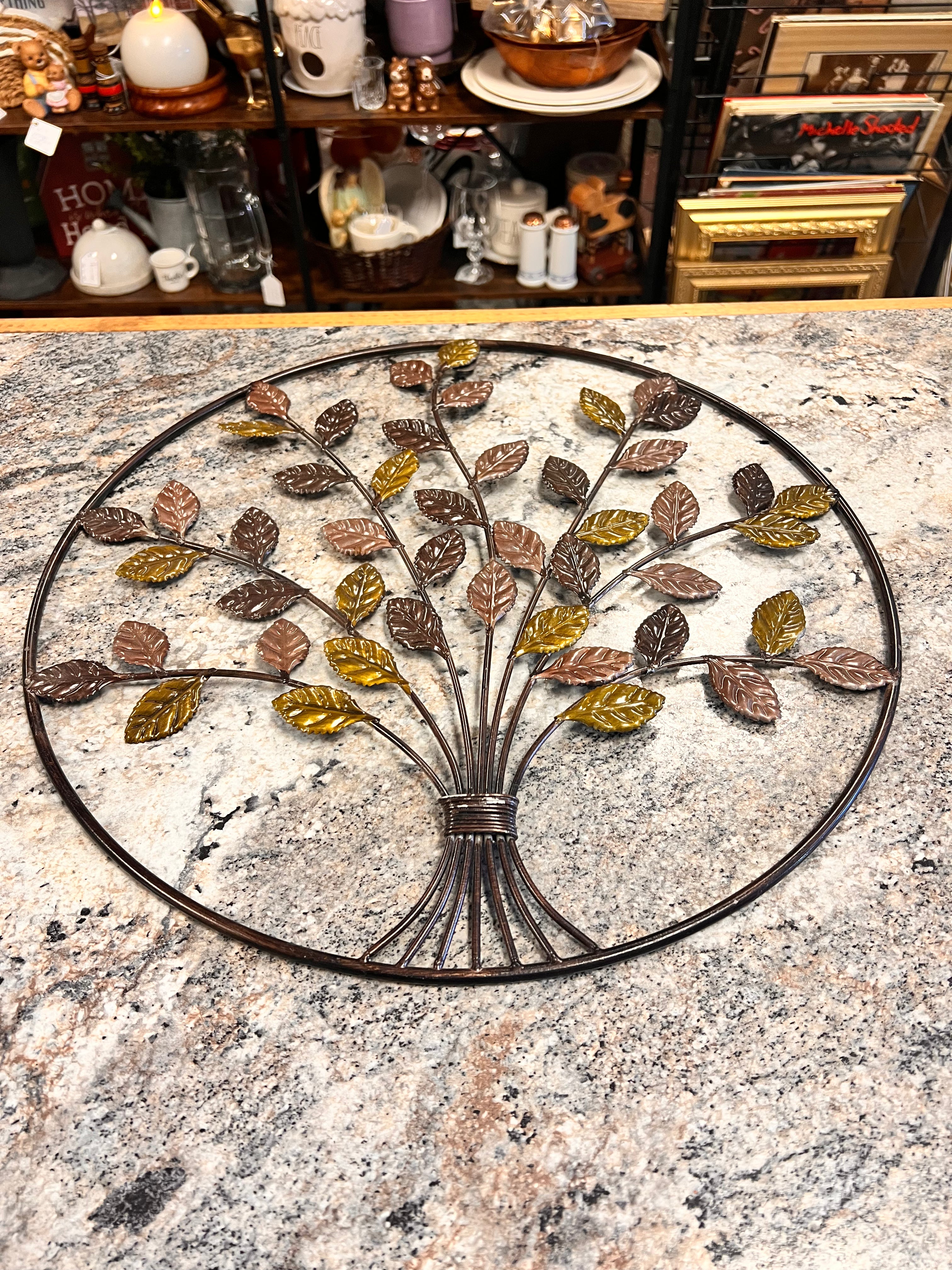Metal Tree Decor