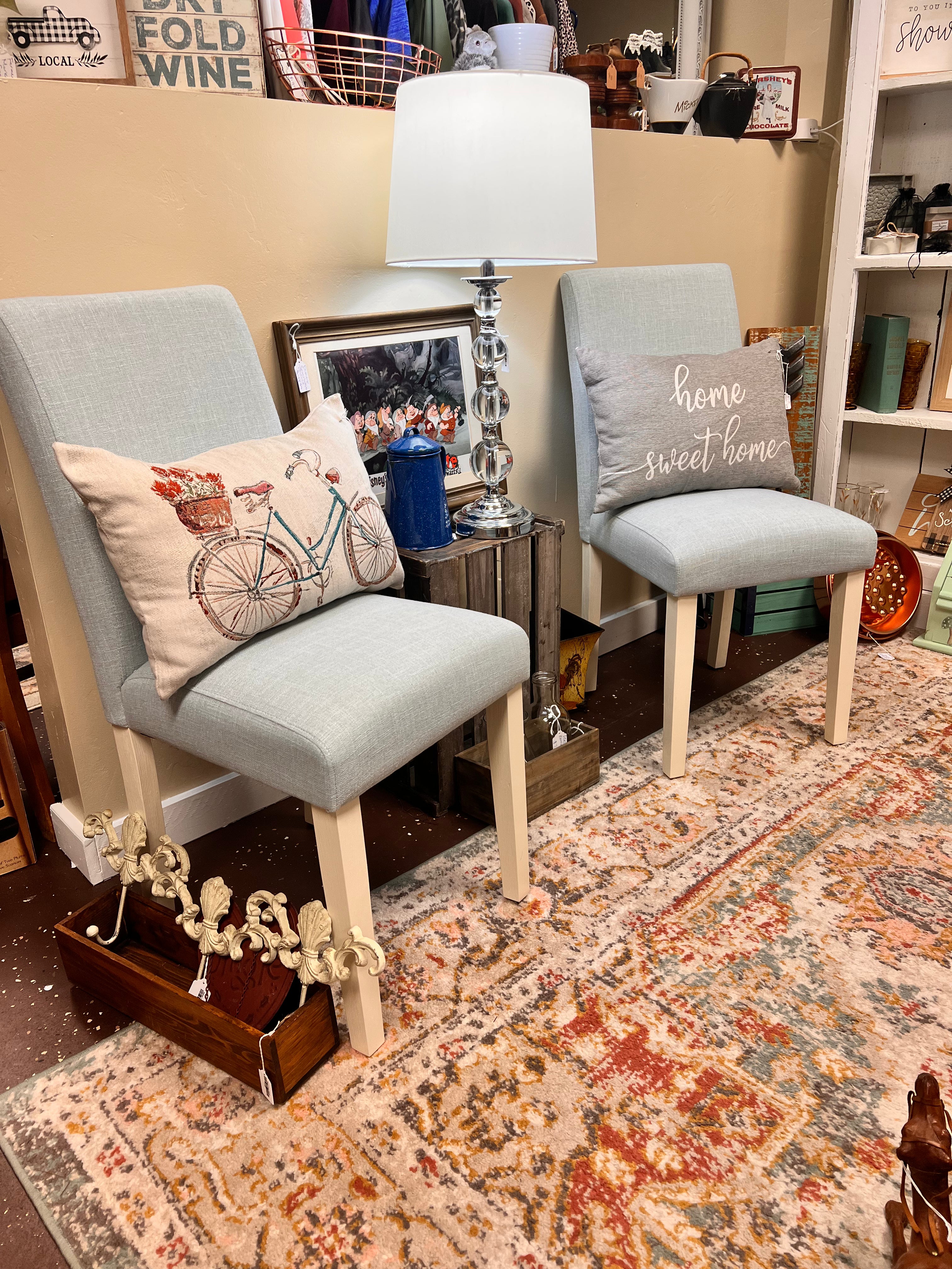 Blue Chair Set