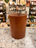Leather Vase