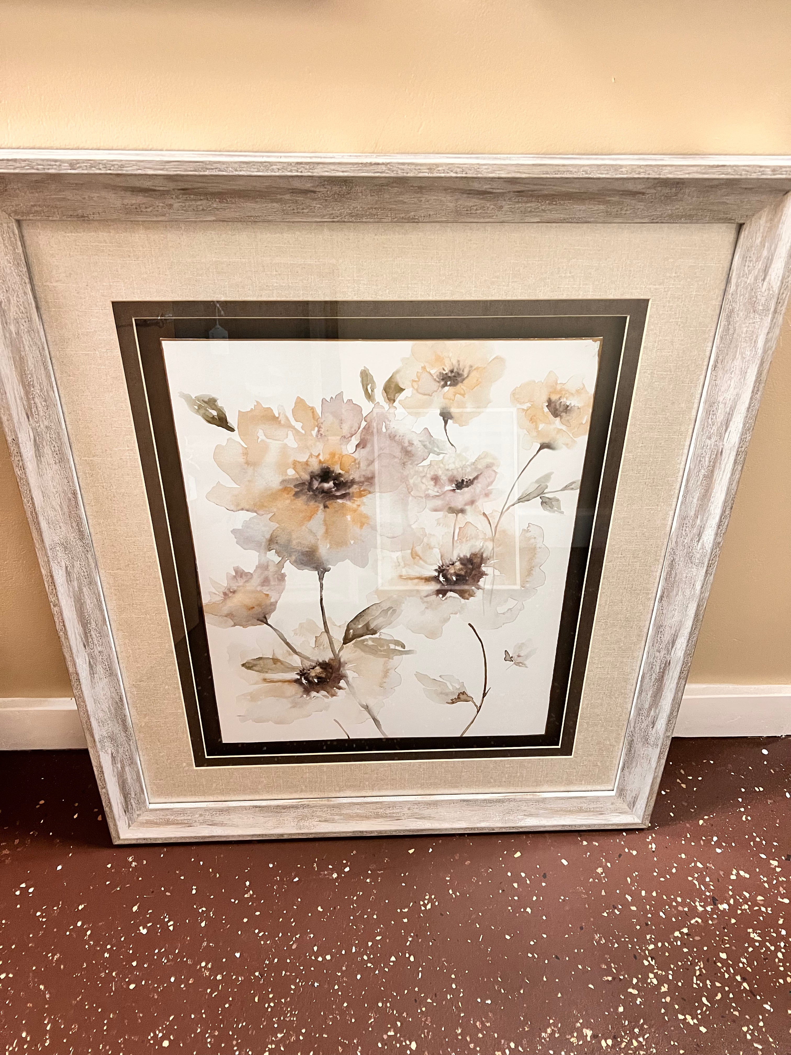 Framed Flower Prints