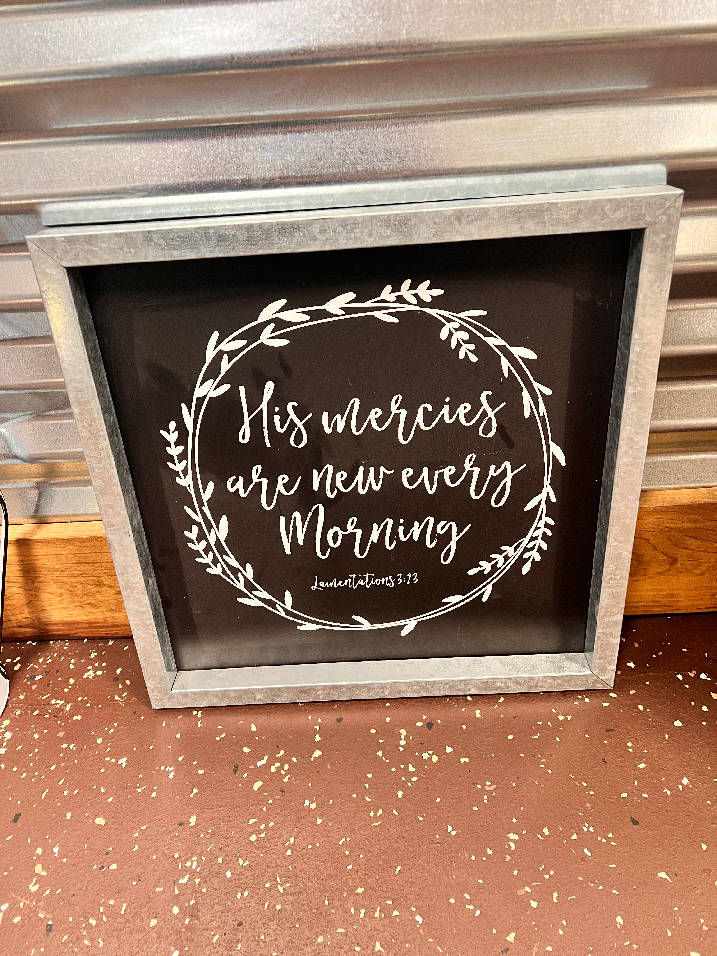 His Mercies Sign